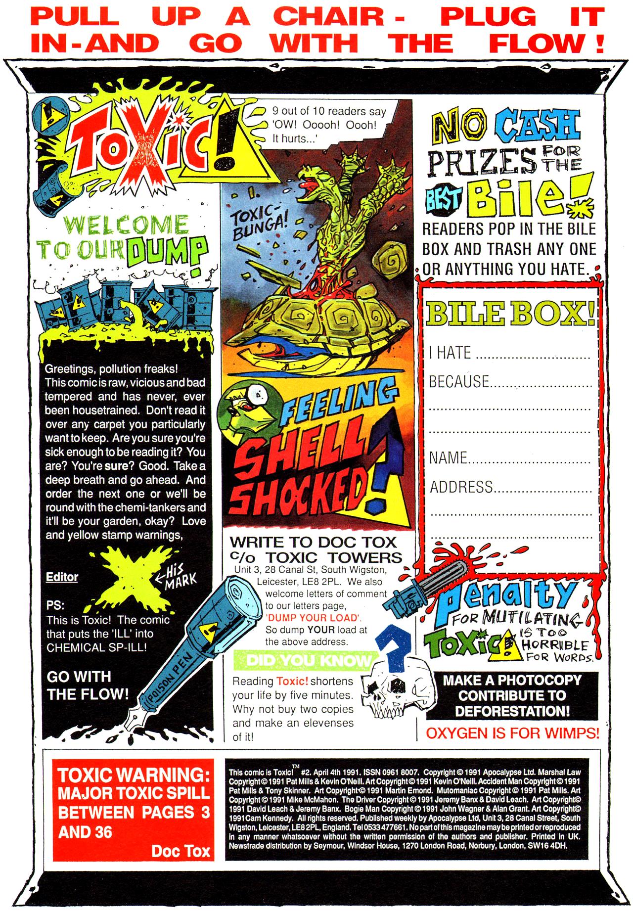 Read online Toxic! comic -  Issue #2 - 2