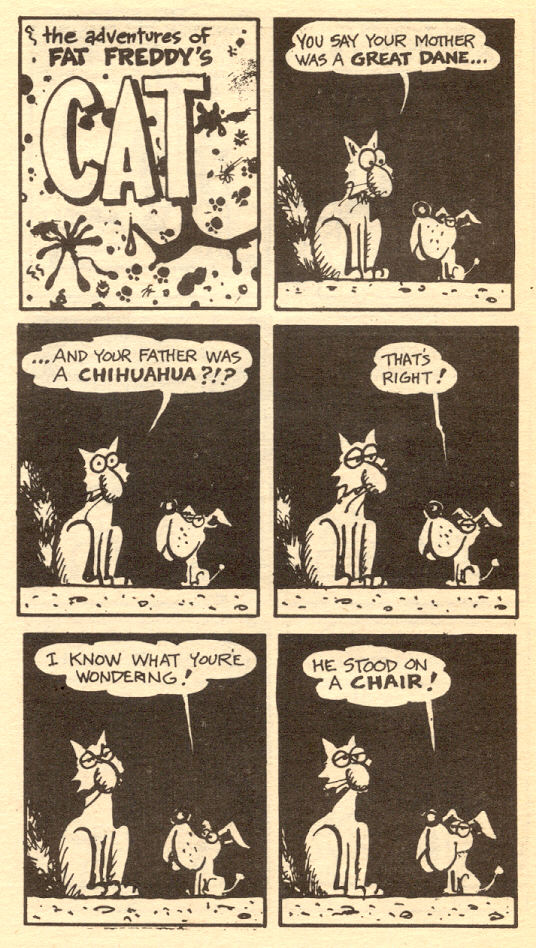Read online Adventures of Fat Freddy's Cat comic -  Issue #2 - 42