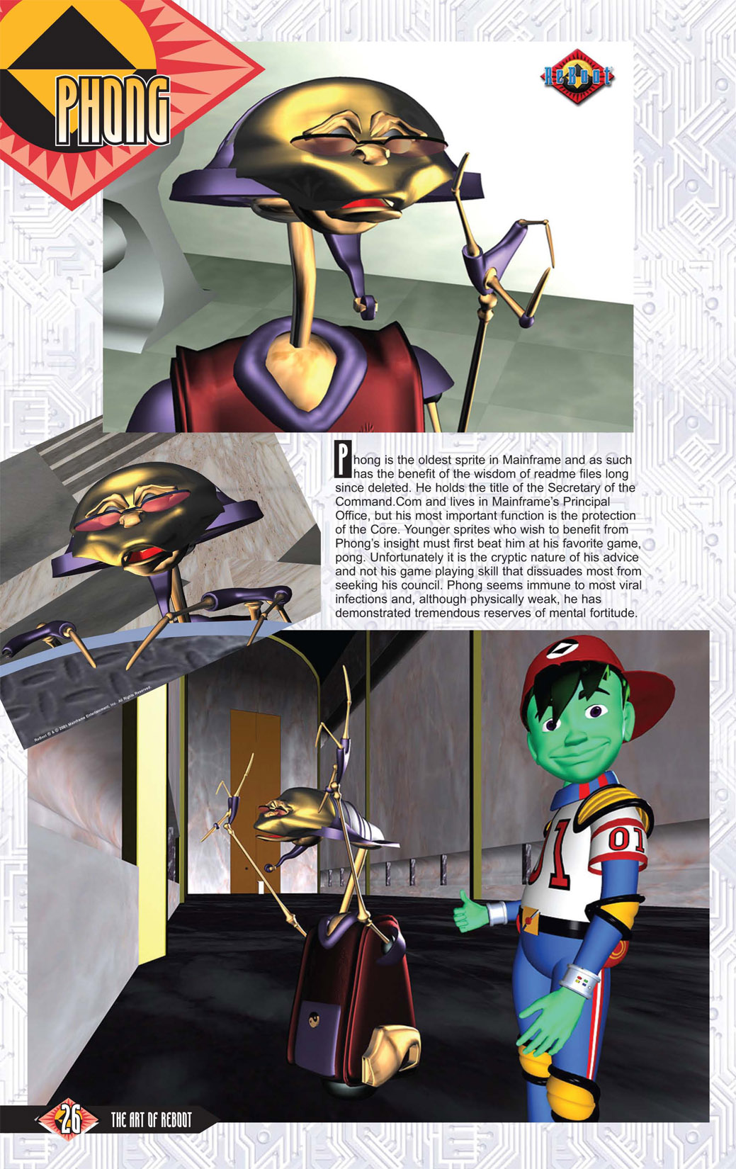 Read online The Art of Reboot comic -  Issue # TPB - 26