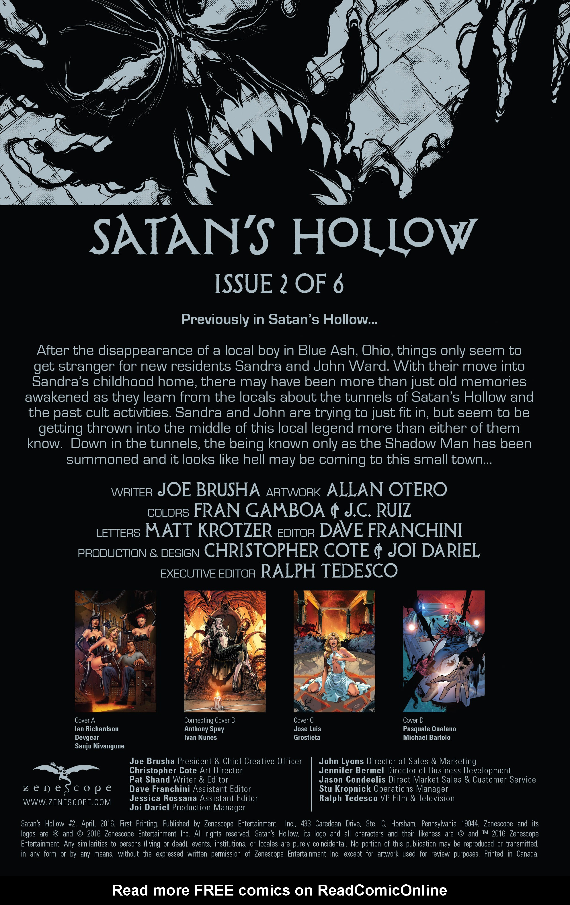 Read online Satan's Hollow comic -  Issue #2 - 3