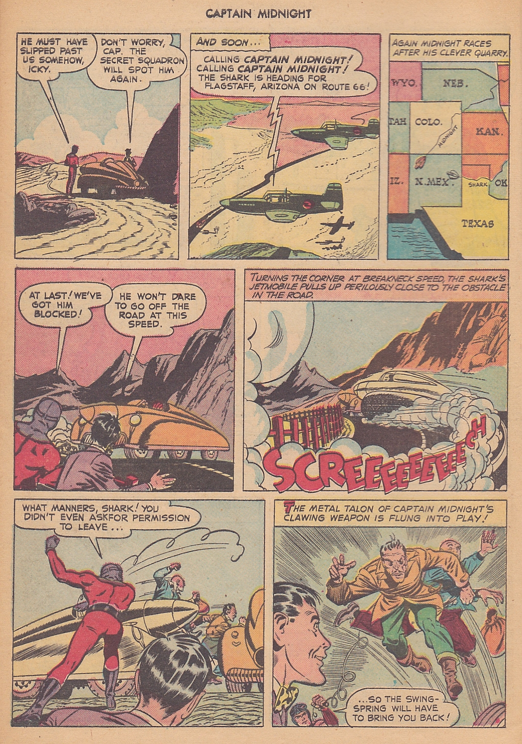 Read online Captain Midnight (1942) comic -  Issue #57 - 10