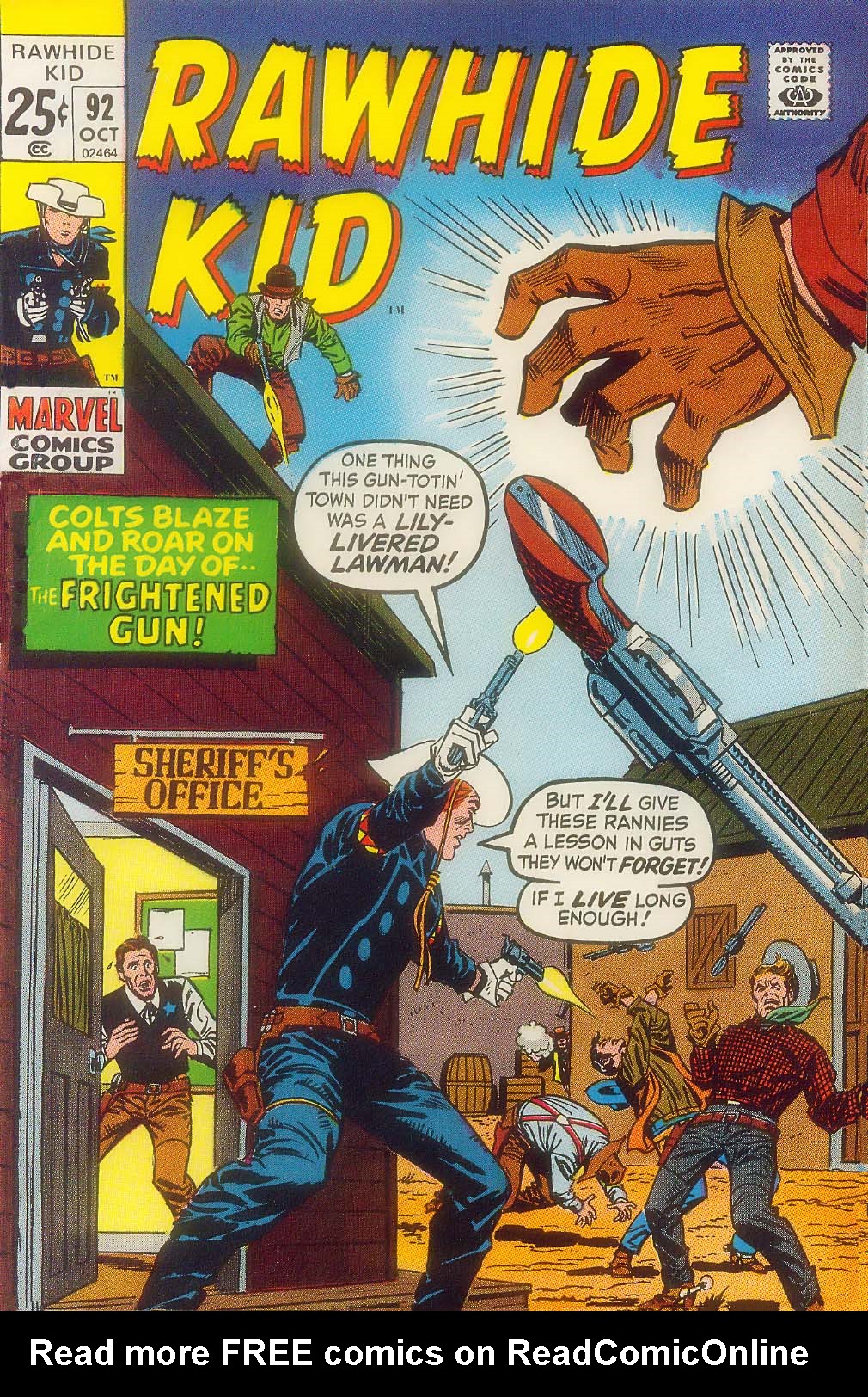 Read online The Rawhide Kid comic -  Issue #92 - 1