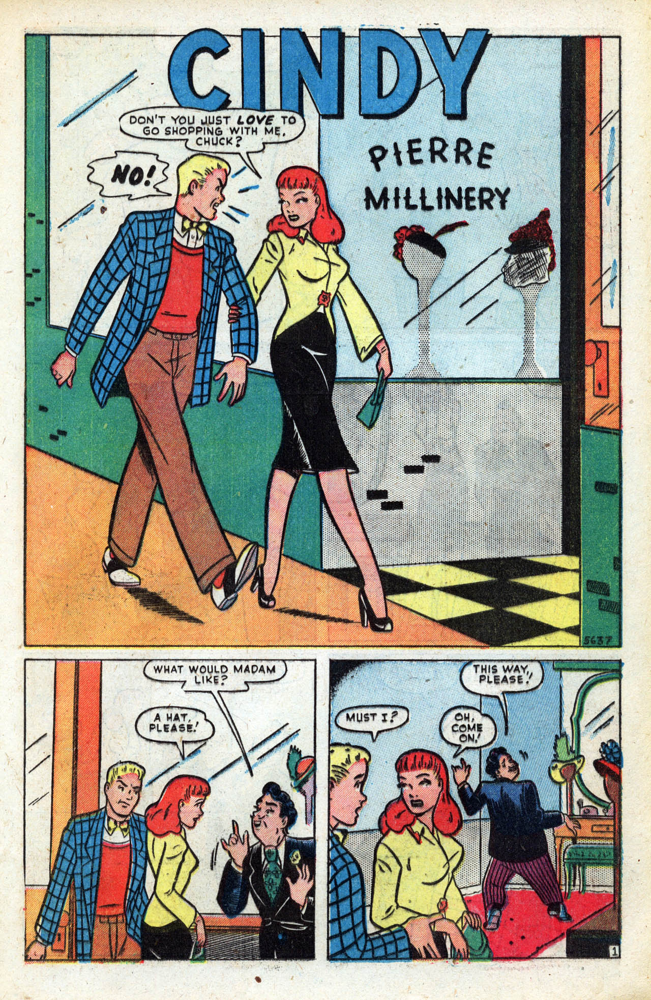 Read online Patsy Walker comic -  Issue #24 - 35