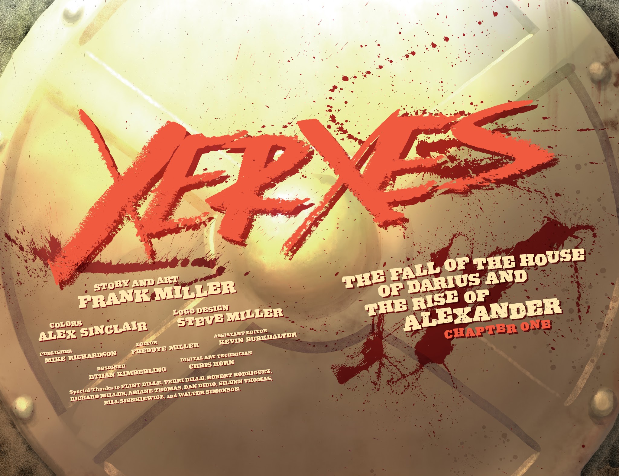 Read online Xerxes: The Fall of the House of Darius and the Rise of Alexander comic -  Issue #1 - 2