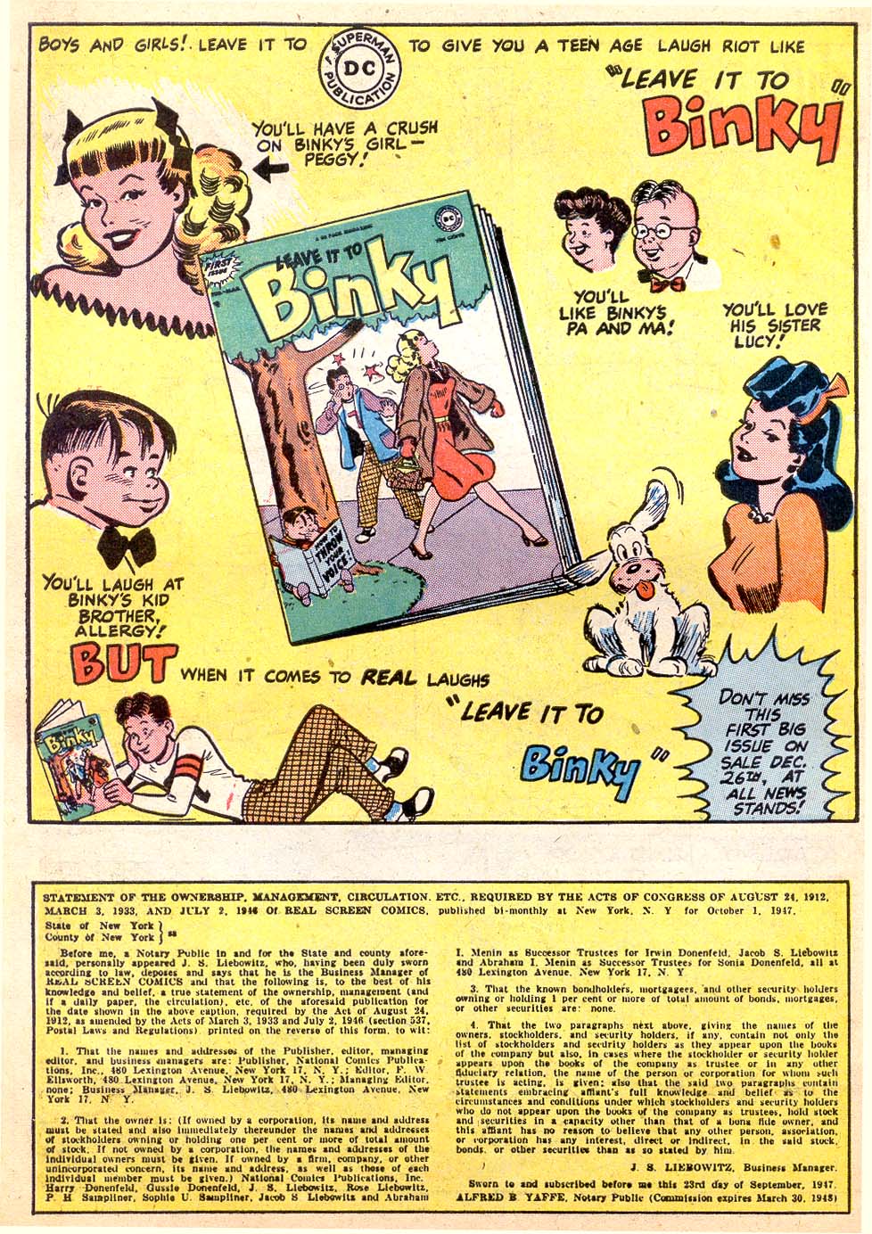 Read online Real Screen Comics comic -  Issue #16 - 44