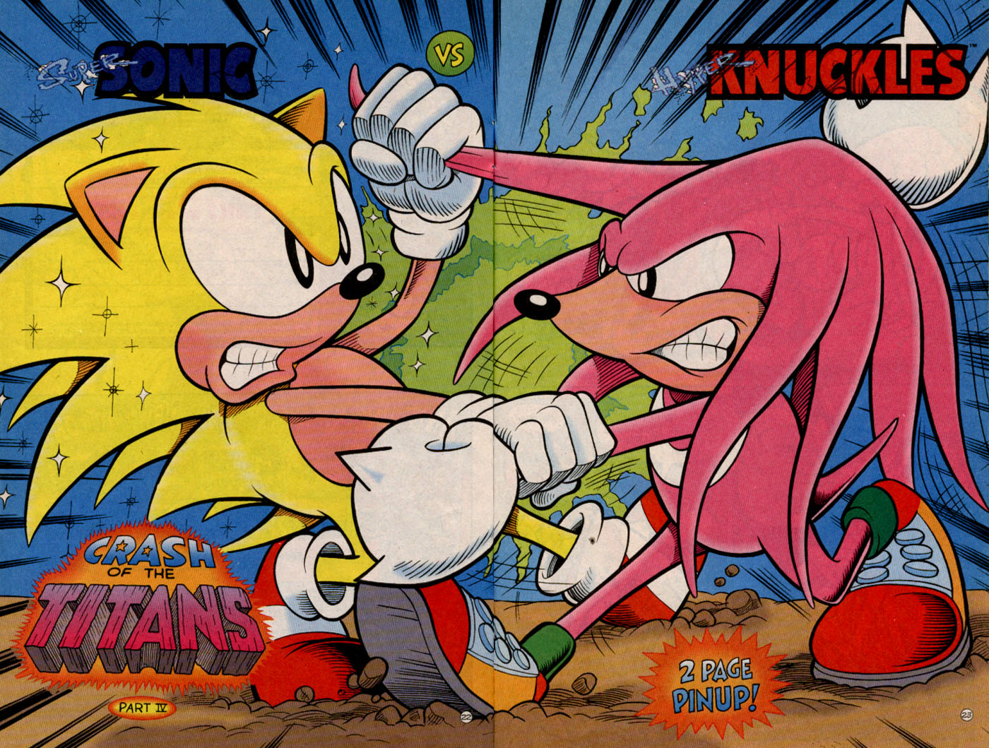 Read online Super Sonic vs. Hyper Knuckles comic -  Issue # Full - 24