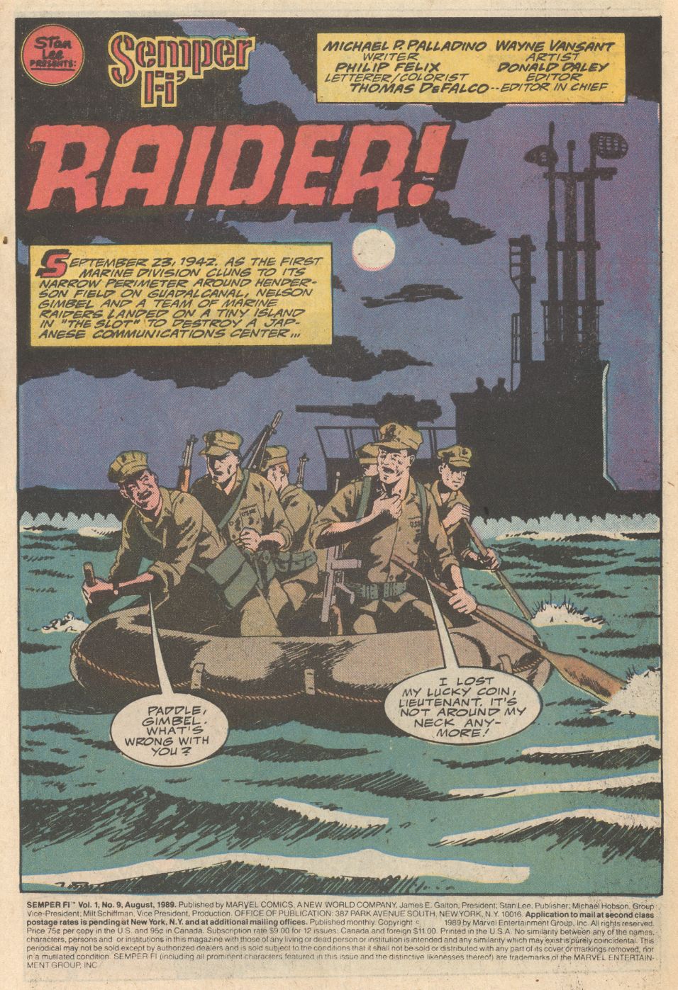 Read online Semper Fi comic -  Issue #9 - 2