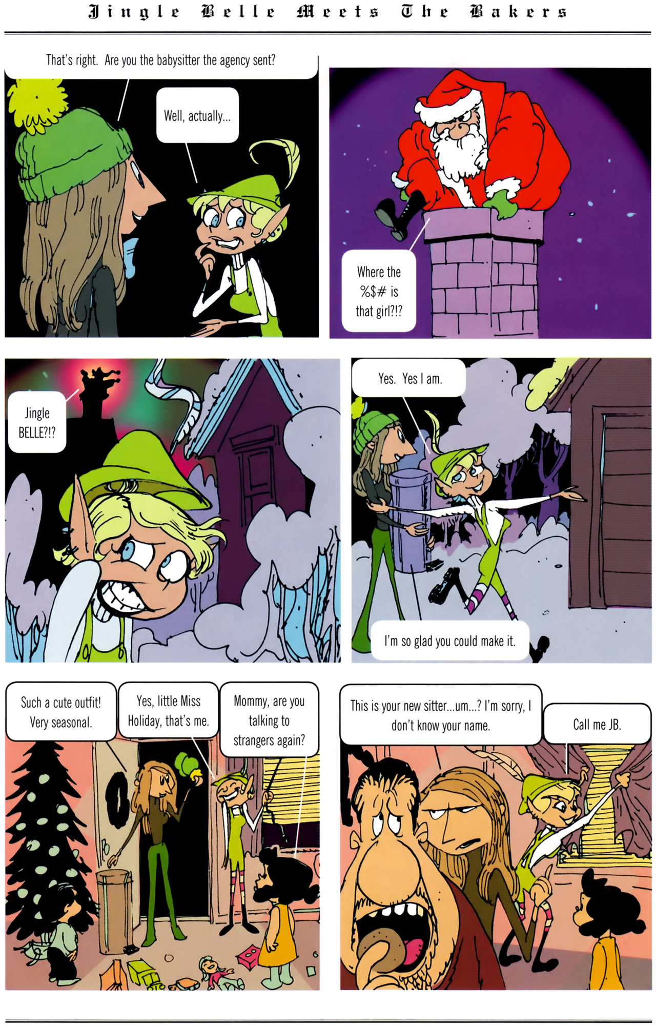 Read online The Bakers Meet Jingle Belle comic -  Issue # Full - 9