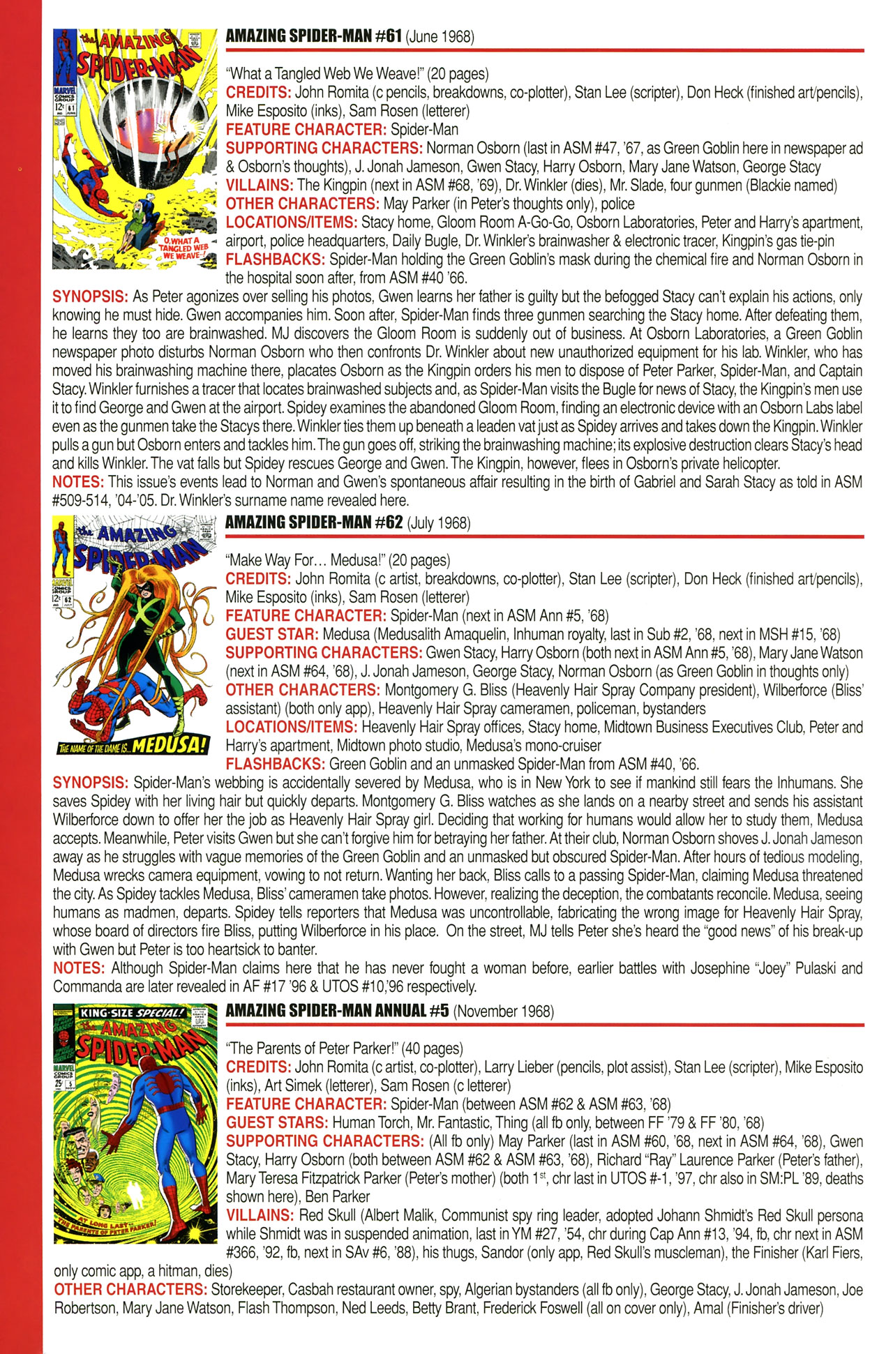 Read online Official Index to the Marvel Universe comic -  Issue #2 - 6