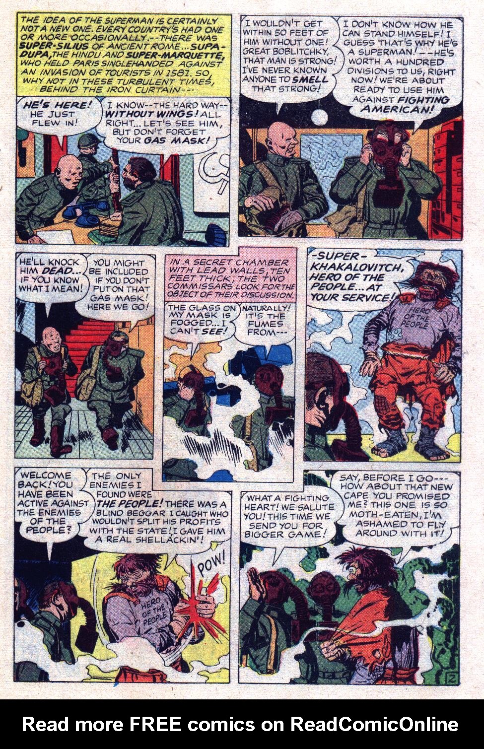 Read online Fighting American (1954) comic -  Issue #6 - 21