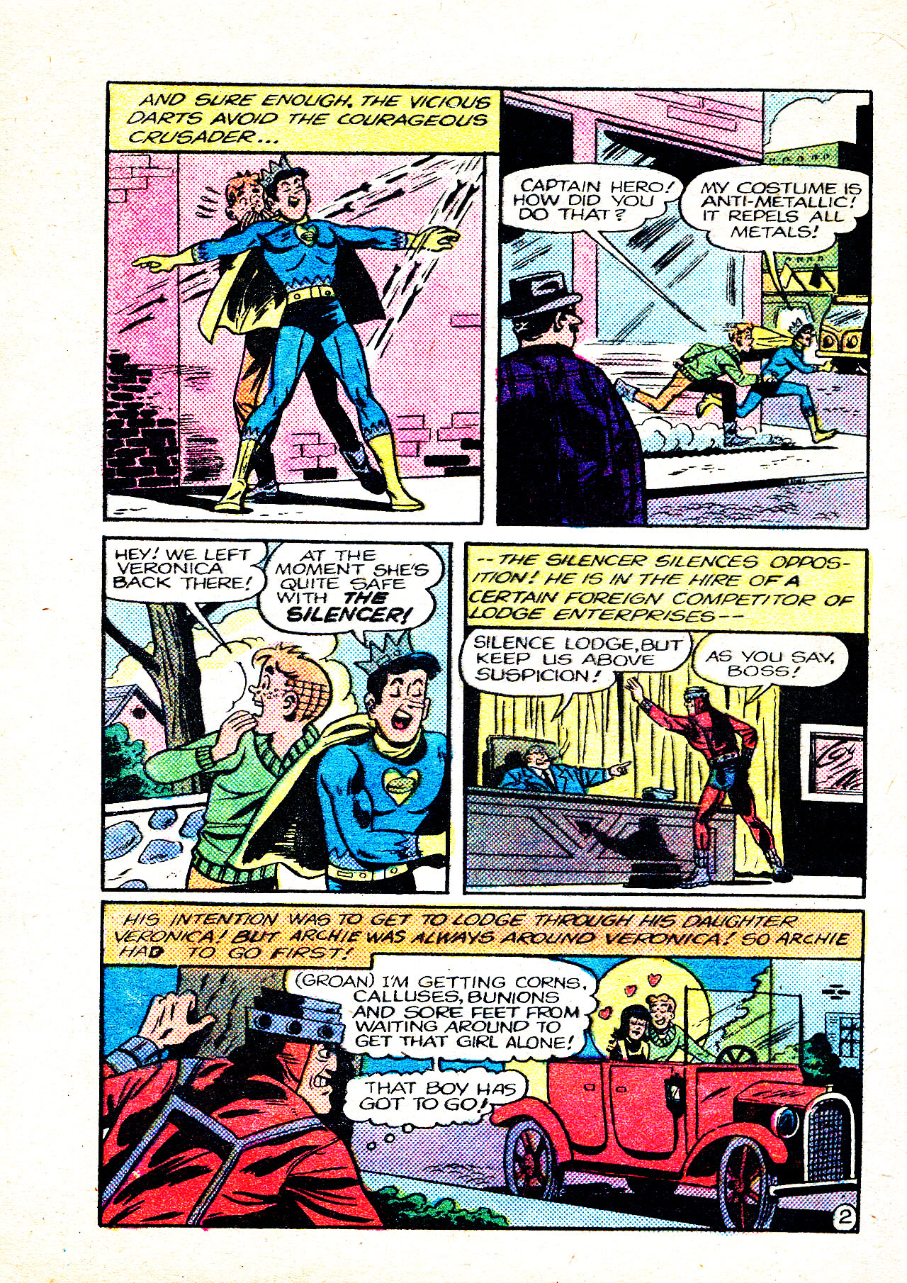 Read online Captain Hero Comics Digest Magazine comic -  Issue # TPB - 3