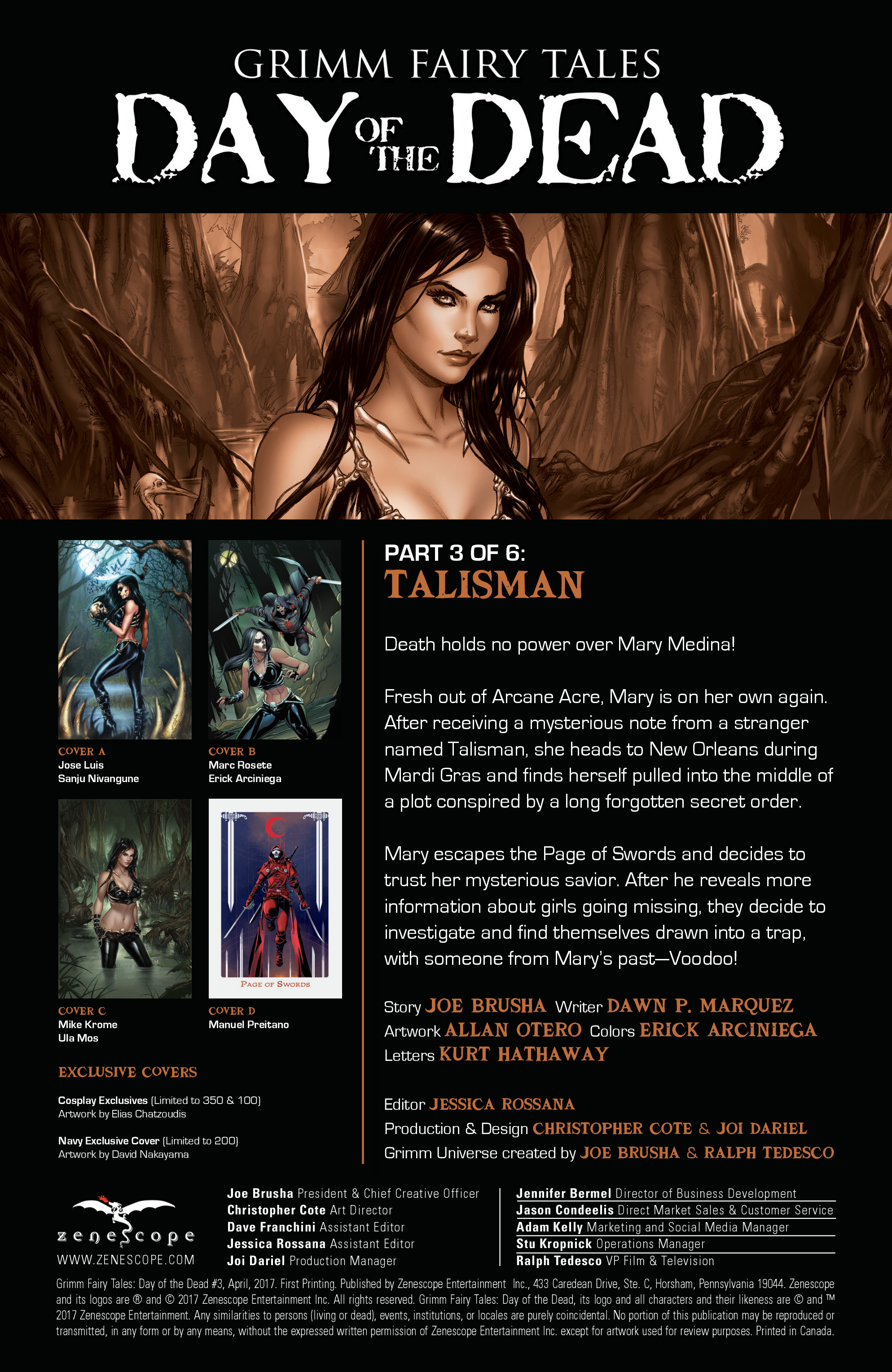 Read online Grimm Fairy Tales: Day of the Dead comic -  Issue #3 - 2