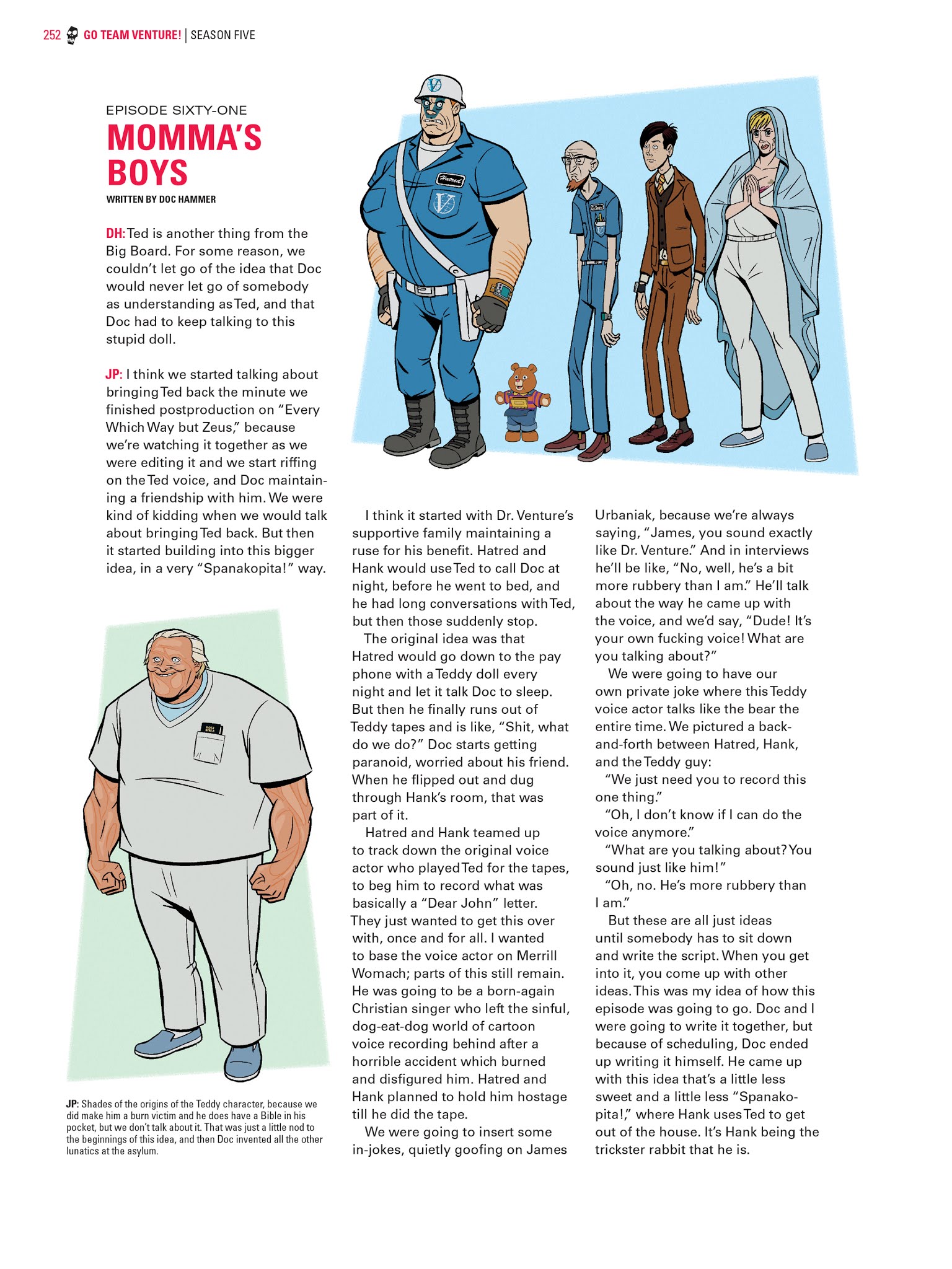 Read online Go Team Venture!: The Art and Making of The Venture Bros. comic -  Issue # TPB (Part 3) - 51