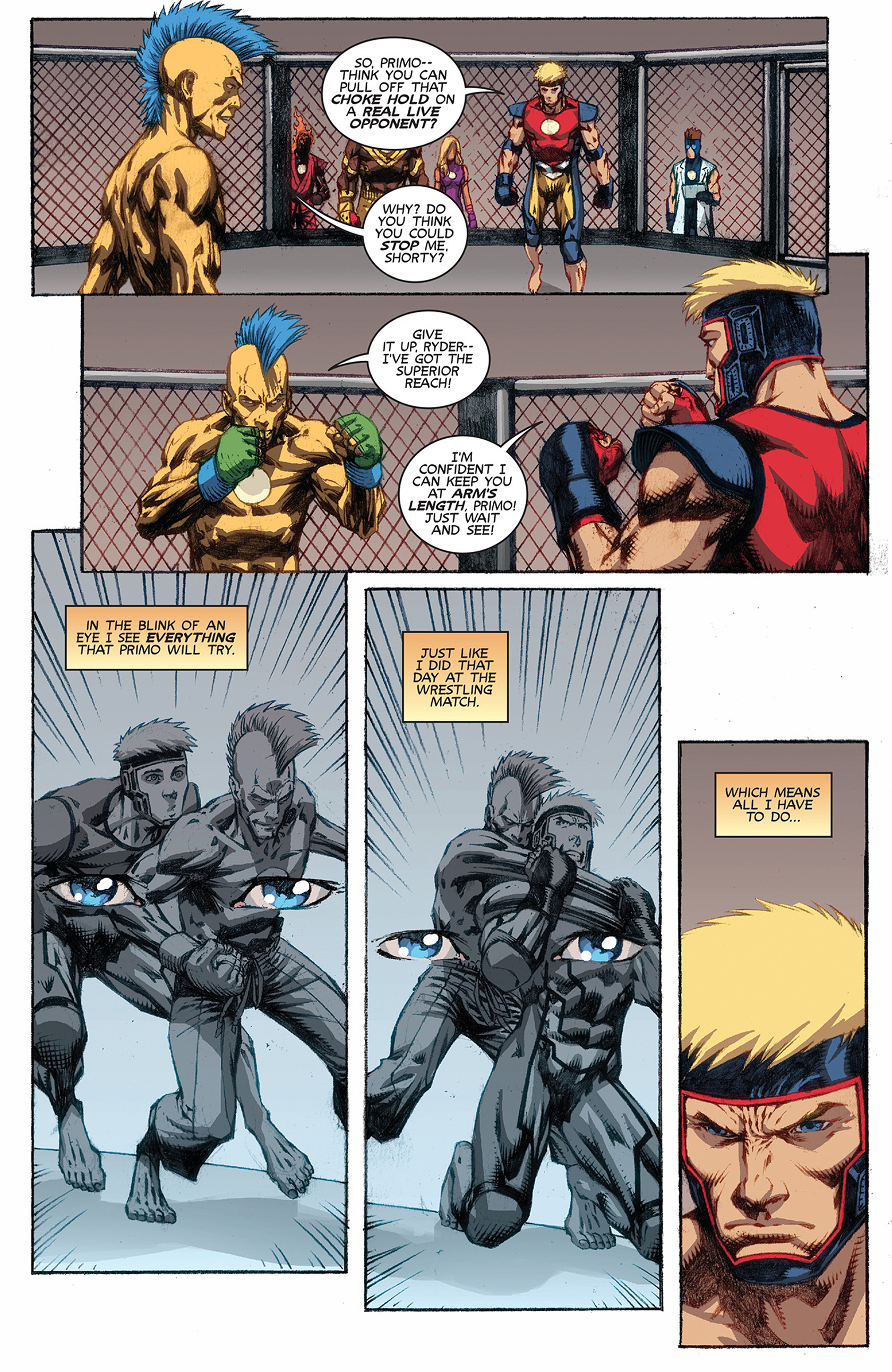 Read online Cage Hero comic -  Issue #3 - 19