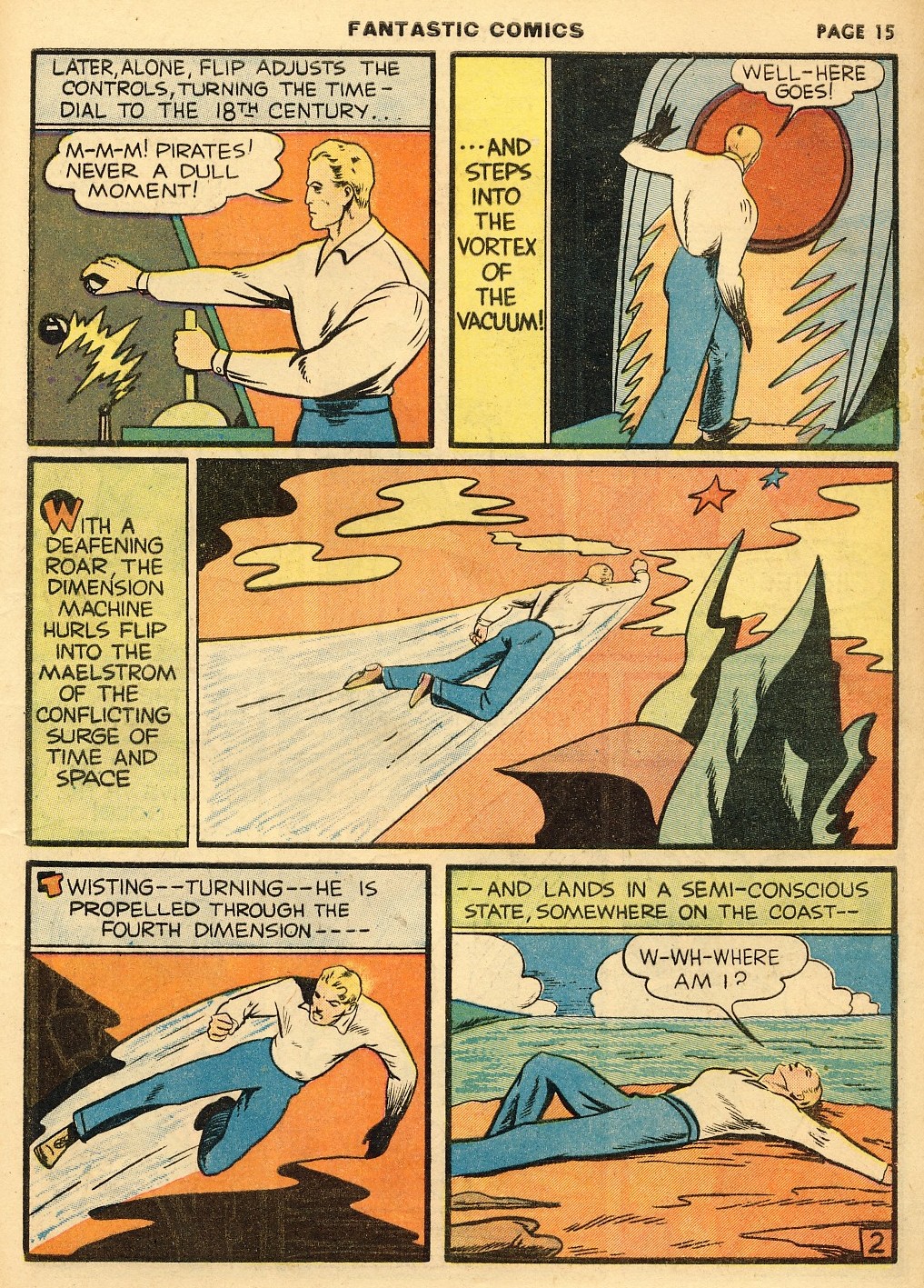 Read online Fantastic Comics comic -  Issue #10 - 16