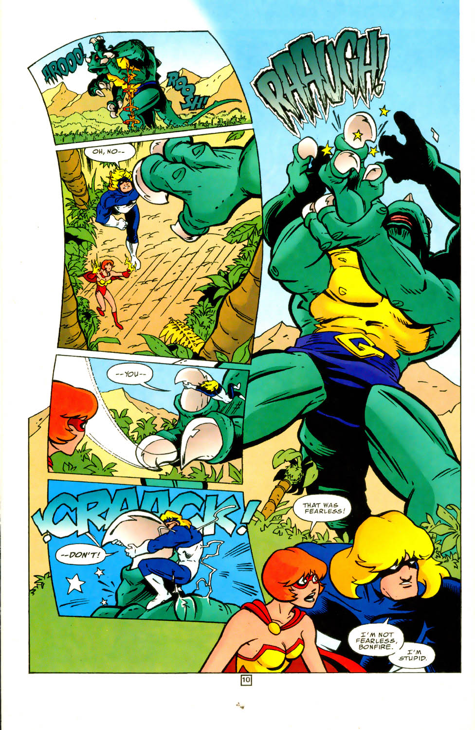 Read online Young Heroes in Love comic -  Issue #11 - 12