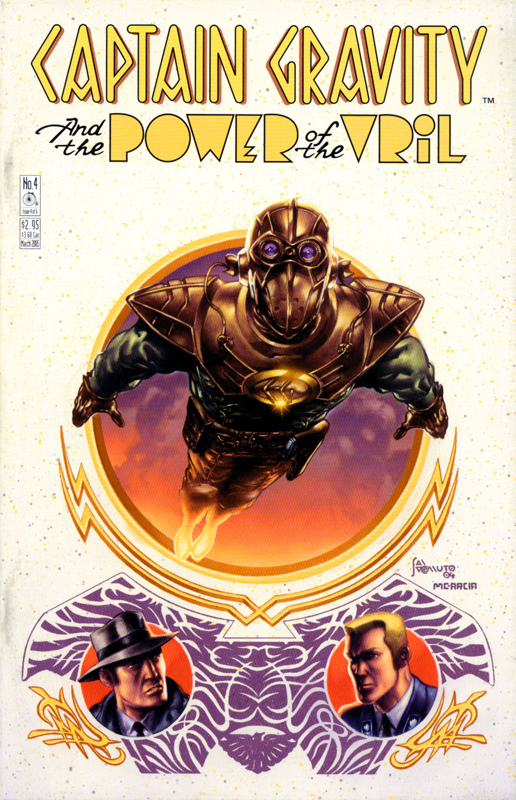 Read online Captain Gravity And The Power Of Vril comic -  Issue #4 - 1