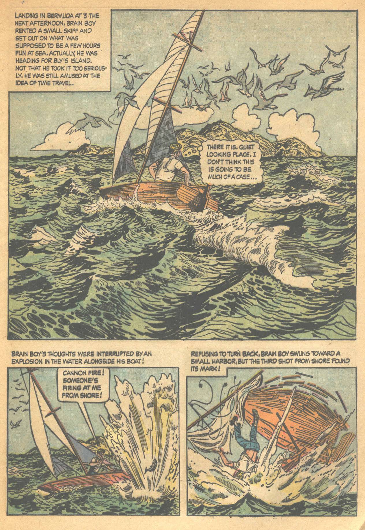 Read online Brain Boy (1962) comic -  Issue #4 - 9