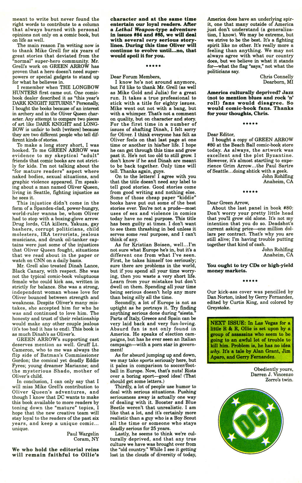 Read online Green Arrow (1988) comic -  Issue #83 - 27