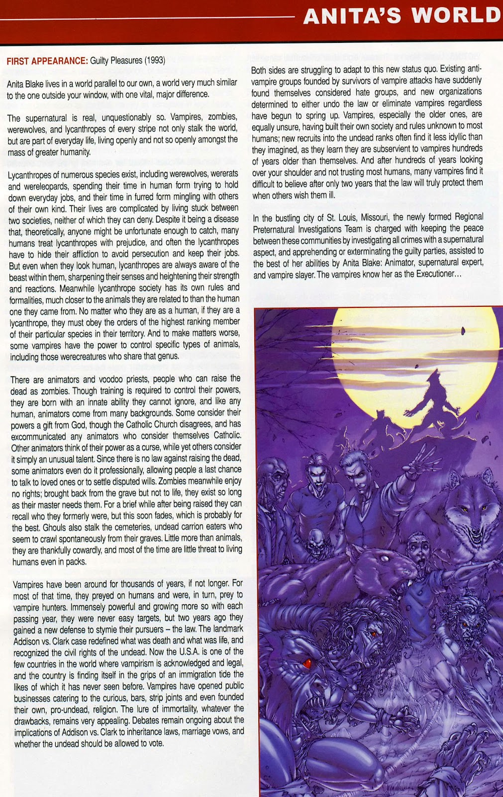 Anita Blake, Vampire Hunter: Guilty Pleasures Handbook issue Full - Page 3