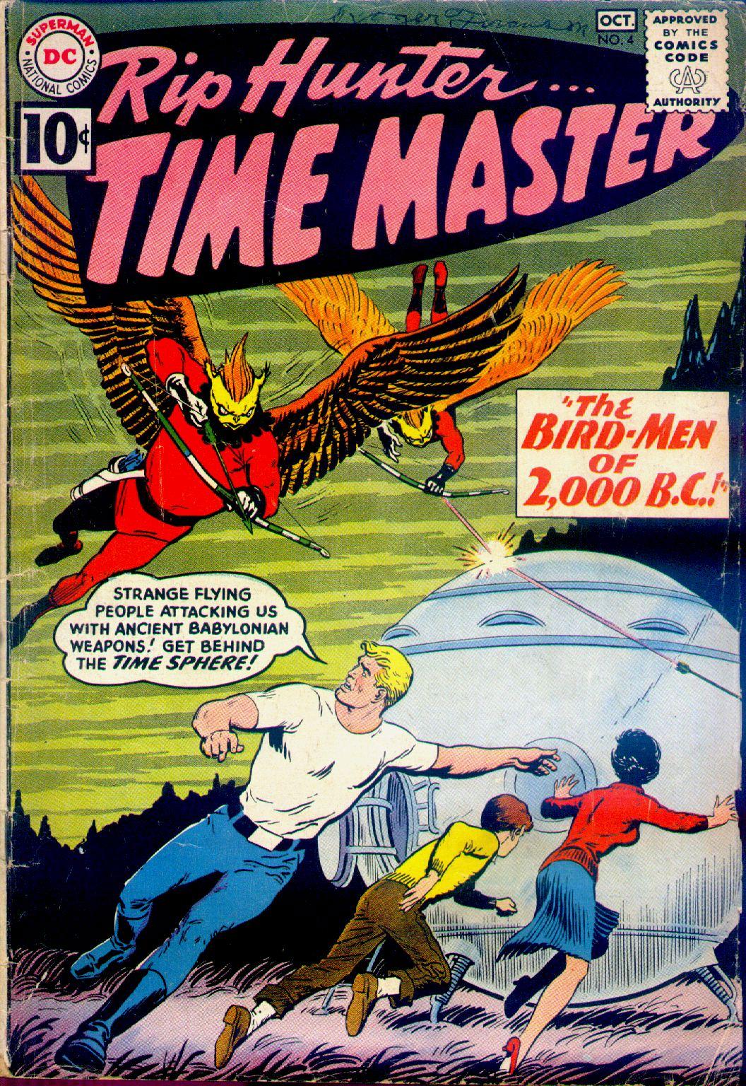 Read online Rip Hunter...Time Master comic -  Issue #4 - 1