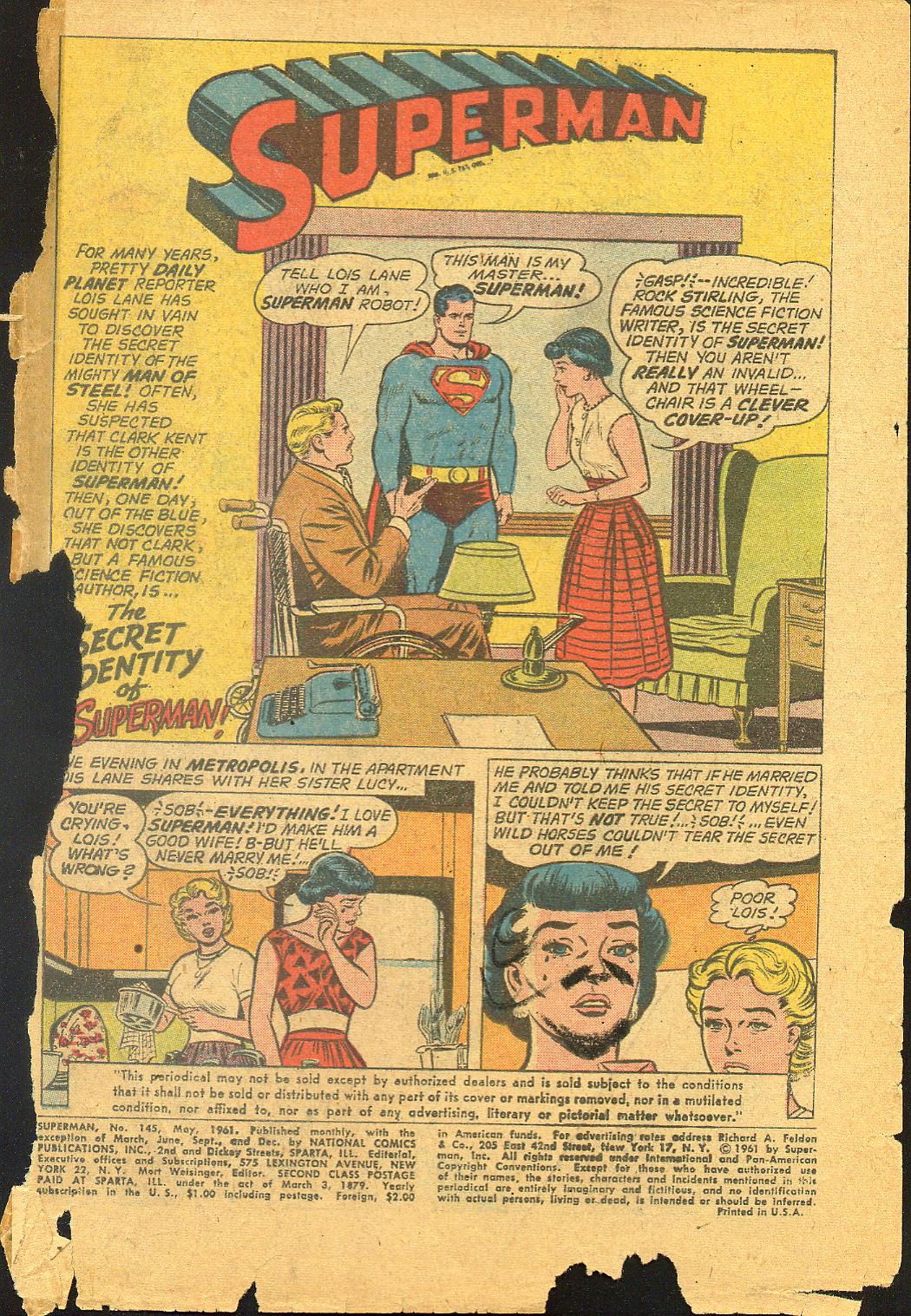 Read online Superman (1939) comic -  Issue #145 - 2