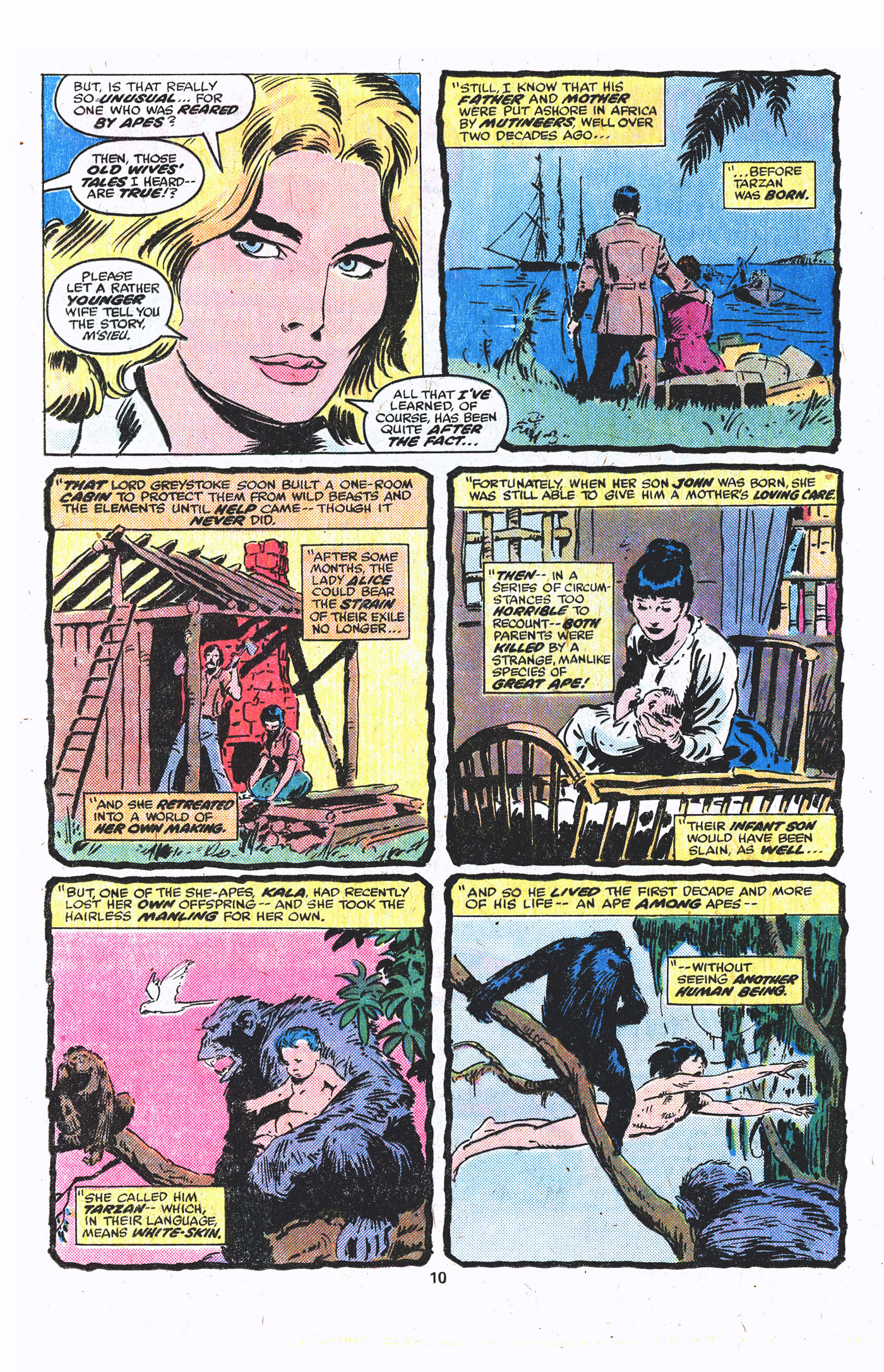 Read online Tarzan (1977) comic -  Issue #2 - 7