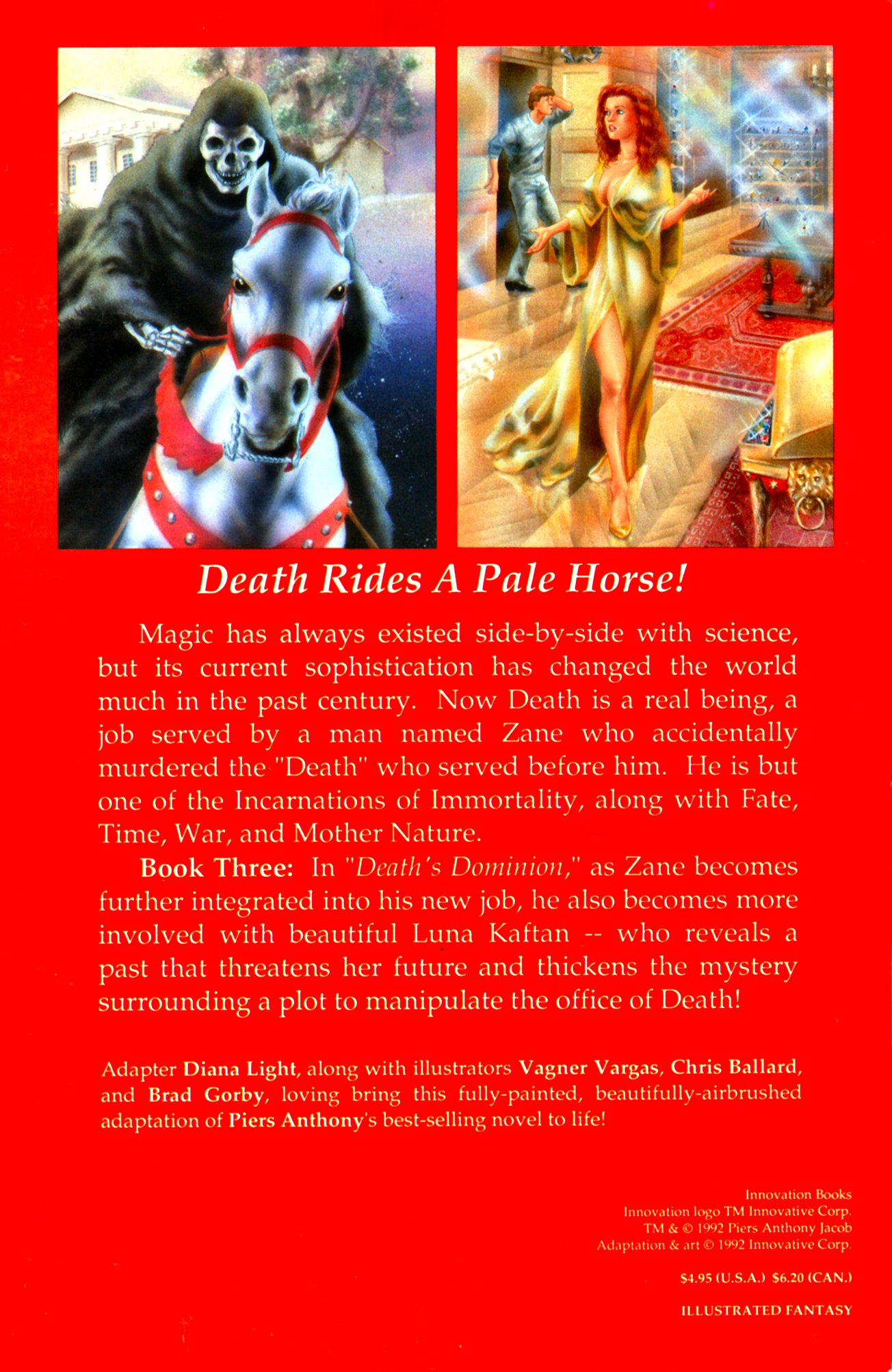Read online Piers Anthony's Incarnations of Immortality: On A Pale Horse comic -  Issue #3 - 4