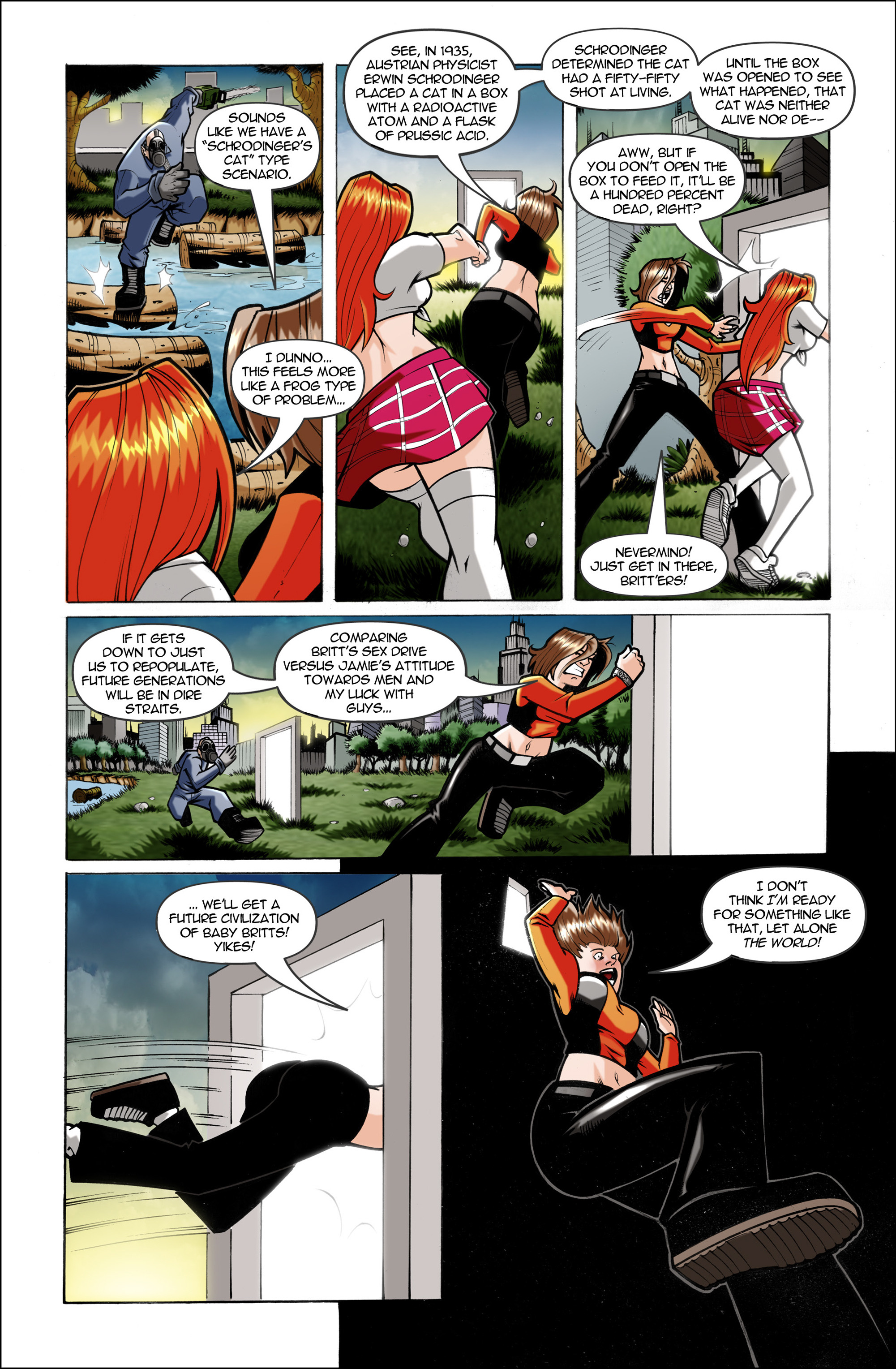 Read online Chaos Campus: Sorority Girls Vs. Zombies comic -  Issue #9 - 12