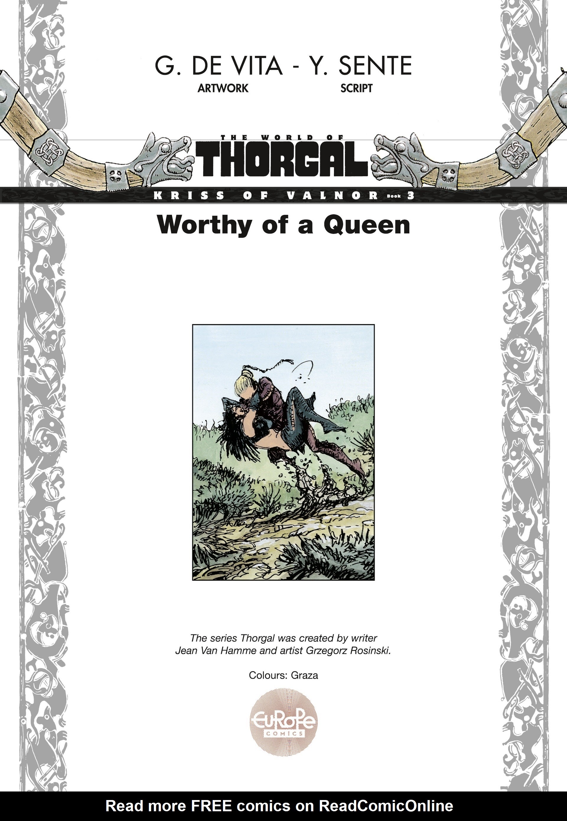 Read online The World of Thorgal: Kriss of Valnor: Worthy of a Queen comic -  Issue # Full - 3