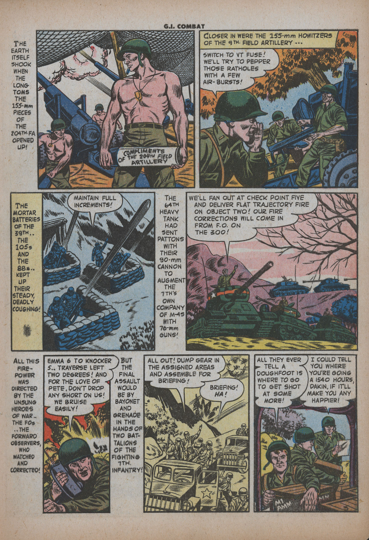 Read online G.I. Combat (1952) comic -  Issue #10 - 6