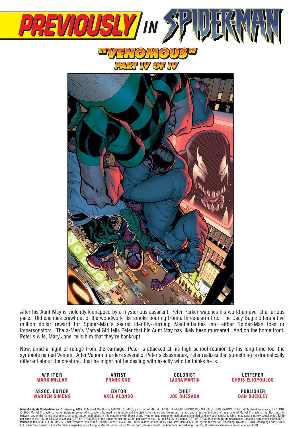 Read online Marvel Knights Spider-Man (2004) comic -  Issue #8 - 2