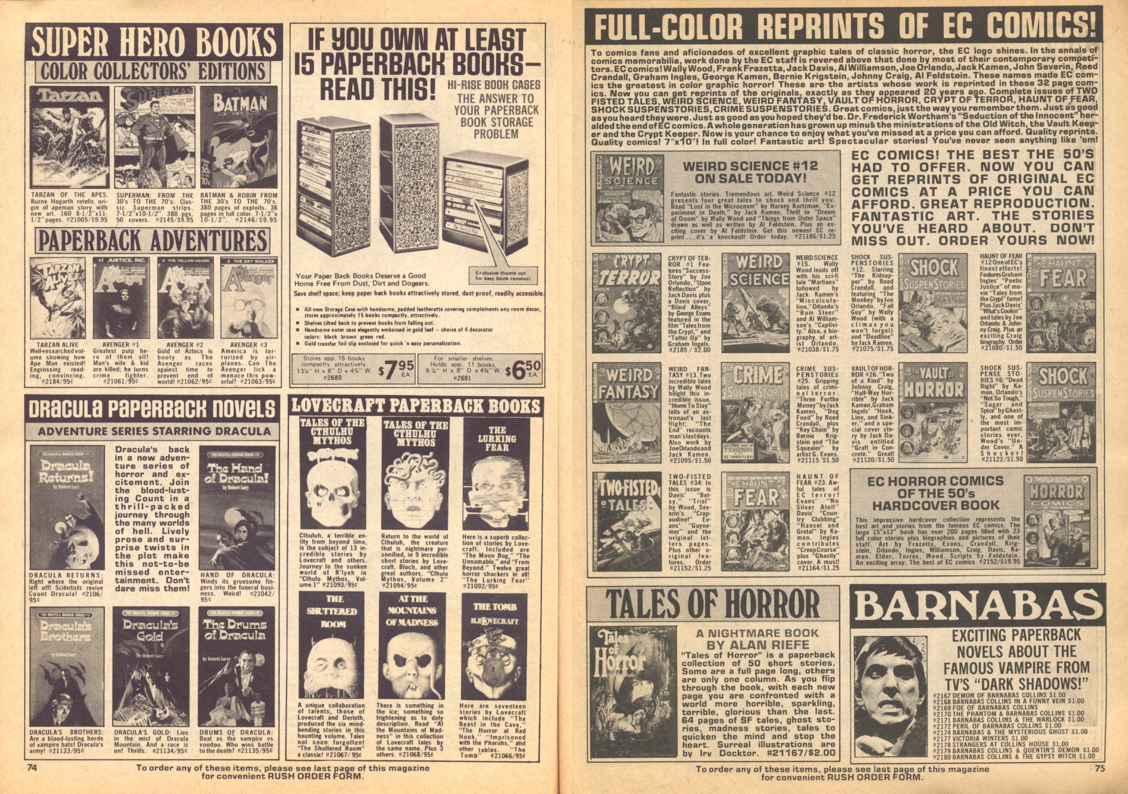 Read online Creepy (1964) comic -  Issue #74 - 73