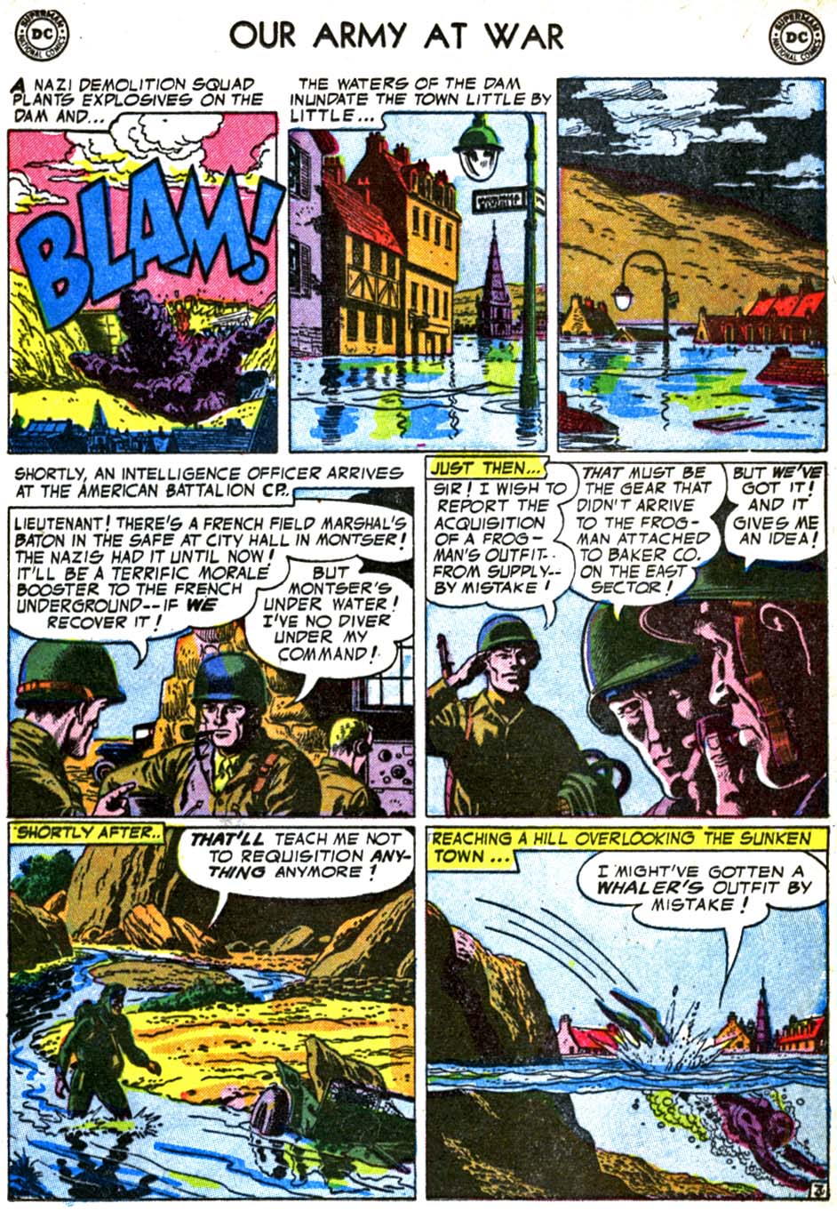 Read online Our Army at War (1952) comic -  Issue #26 - 13