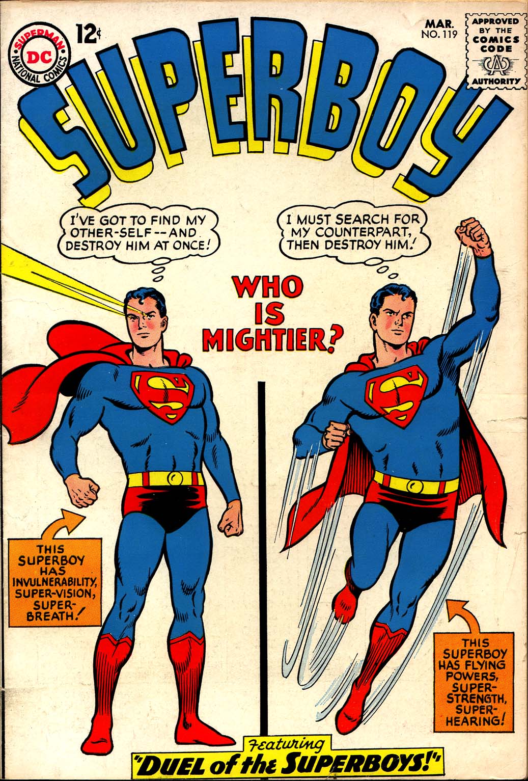 Read online Superboy (1949) comic -  Issue #119 - 1