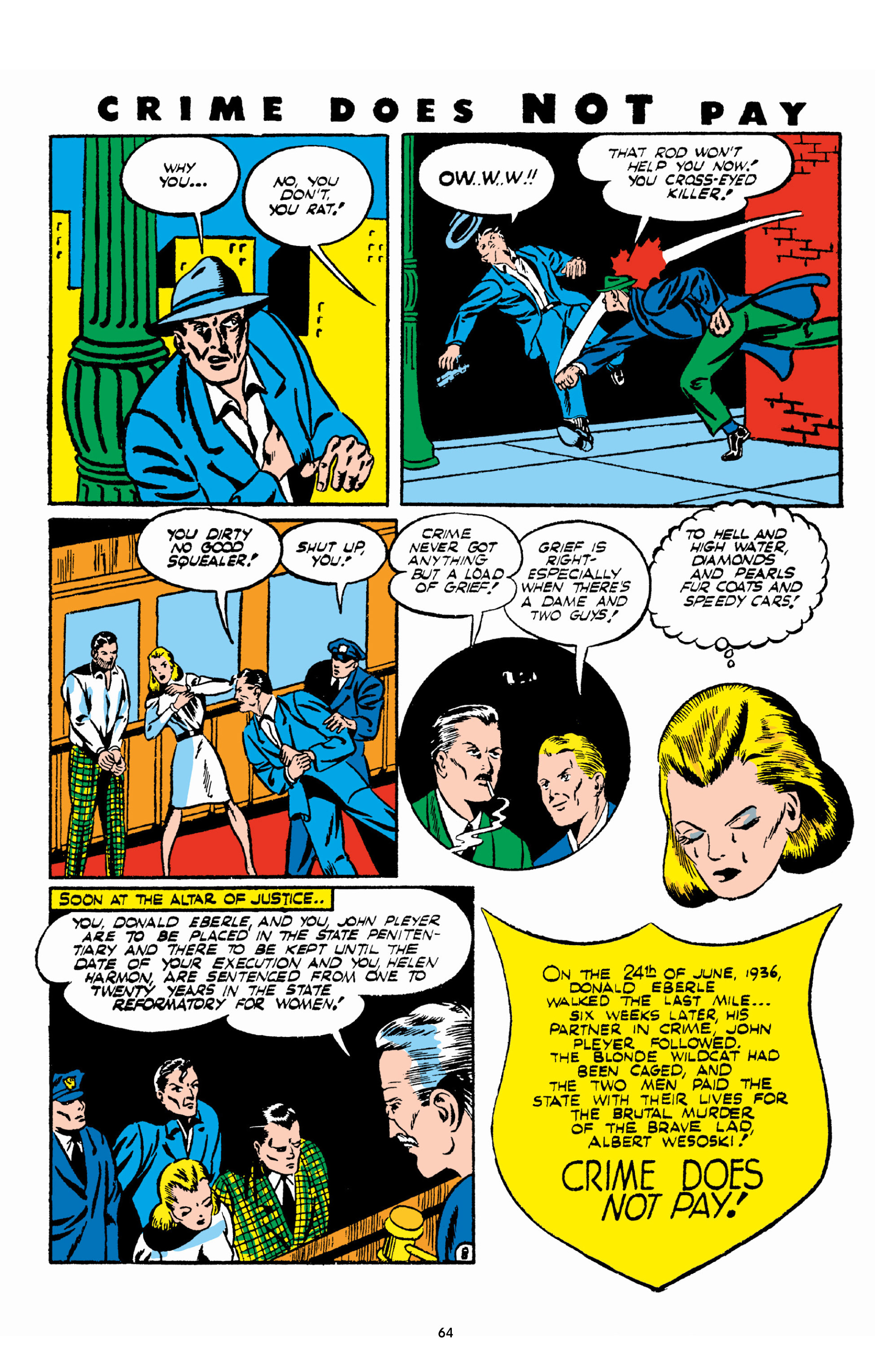 Read online Crime Does Not Pay Archives comic -  Issue # TPB 2 (Part 1) - 64