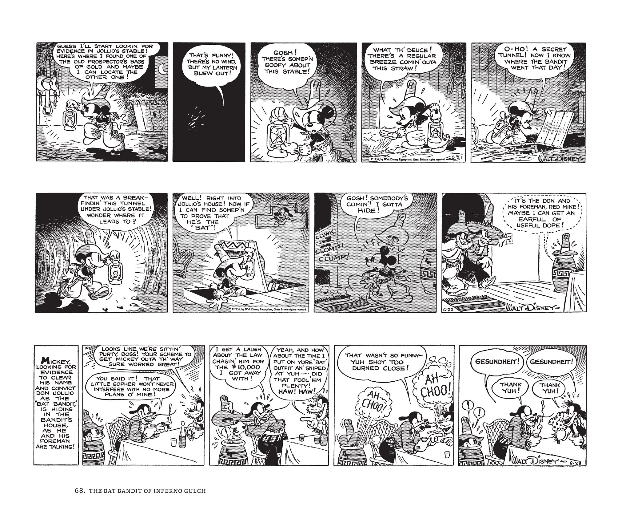 Read online Walt Disney's Mickey Mouse by Floyd Gottfredson comic -  Issue # TPB 3 (Part 1) - 68