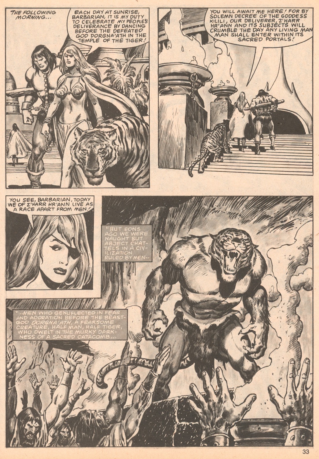 Read online The Savage Sword Of Conan comic -  Issue #62 - 33