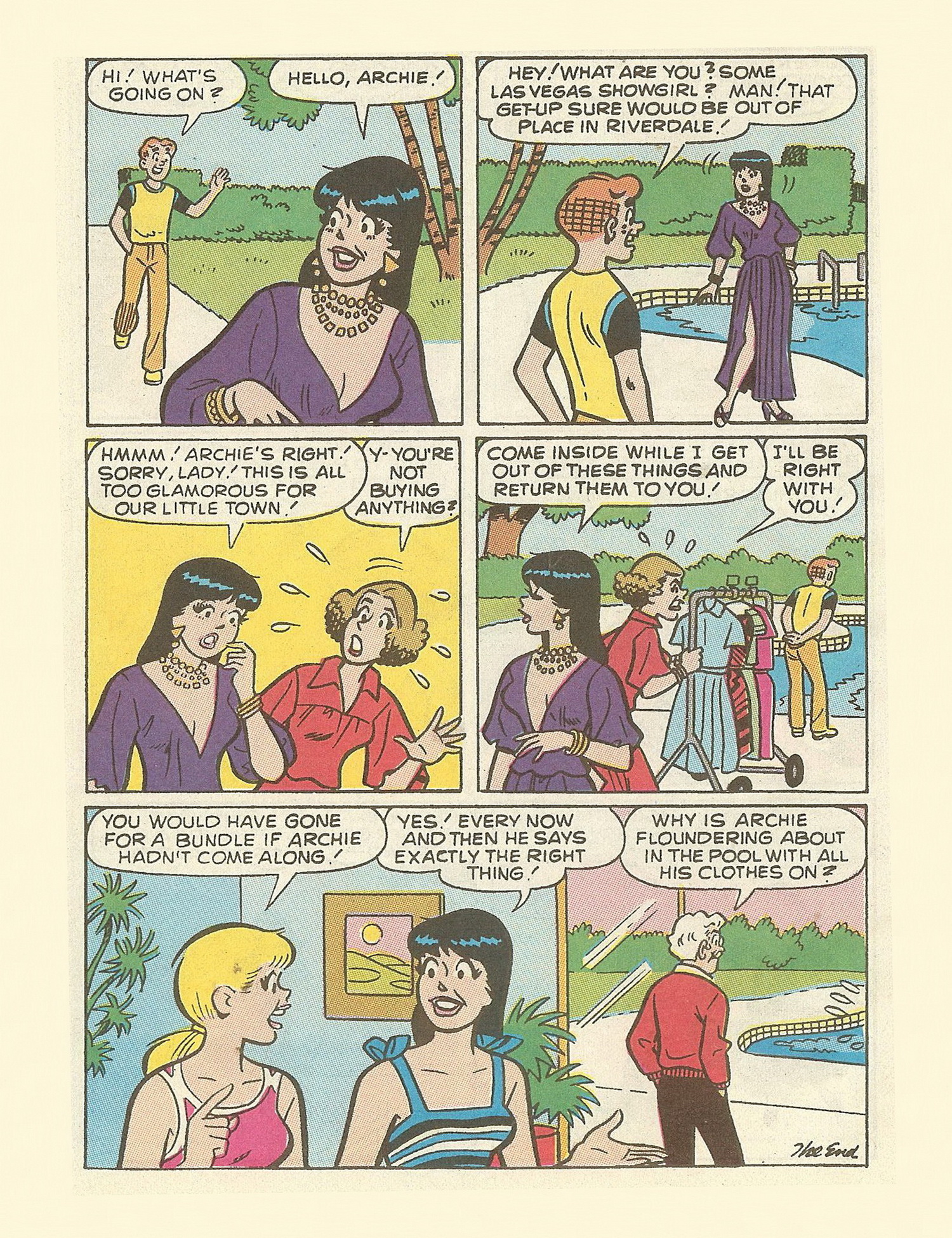 Read online Betty and Veronica Digest Magazine comic -  Issue #57 - 54