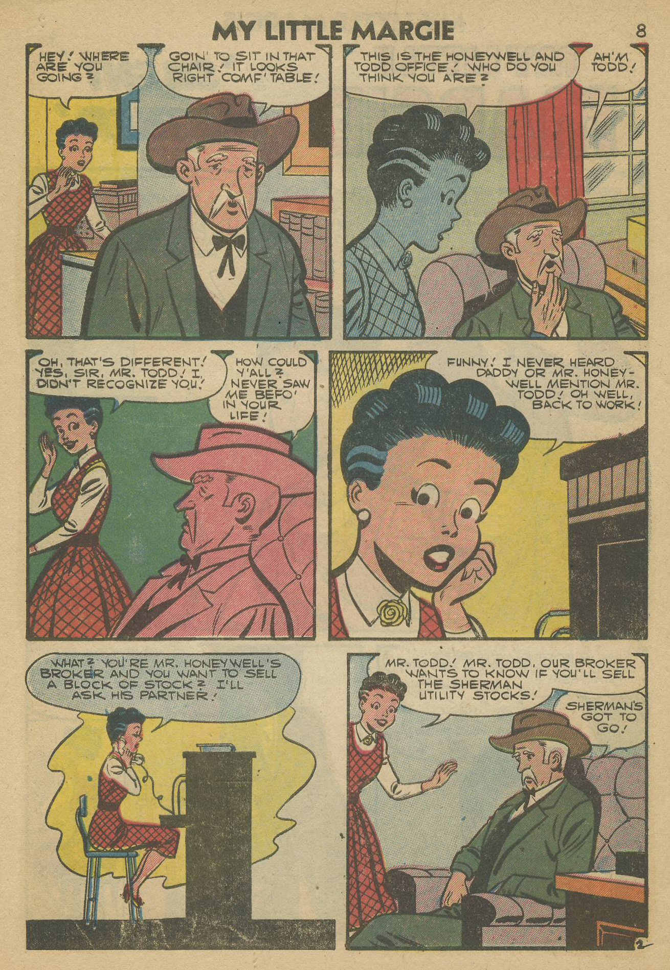 Read online My Little Margie (1954) comic -  Issue #16 - 10