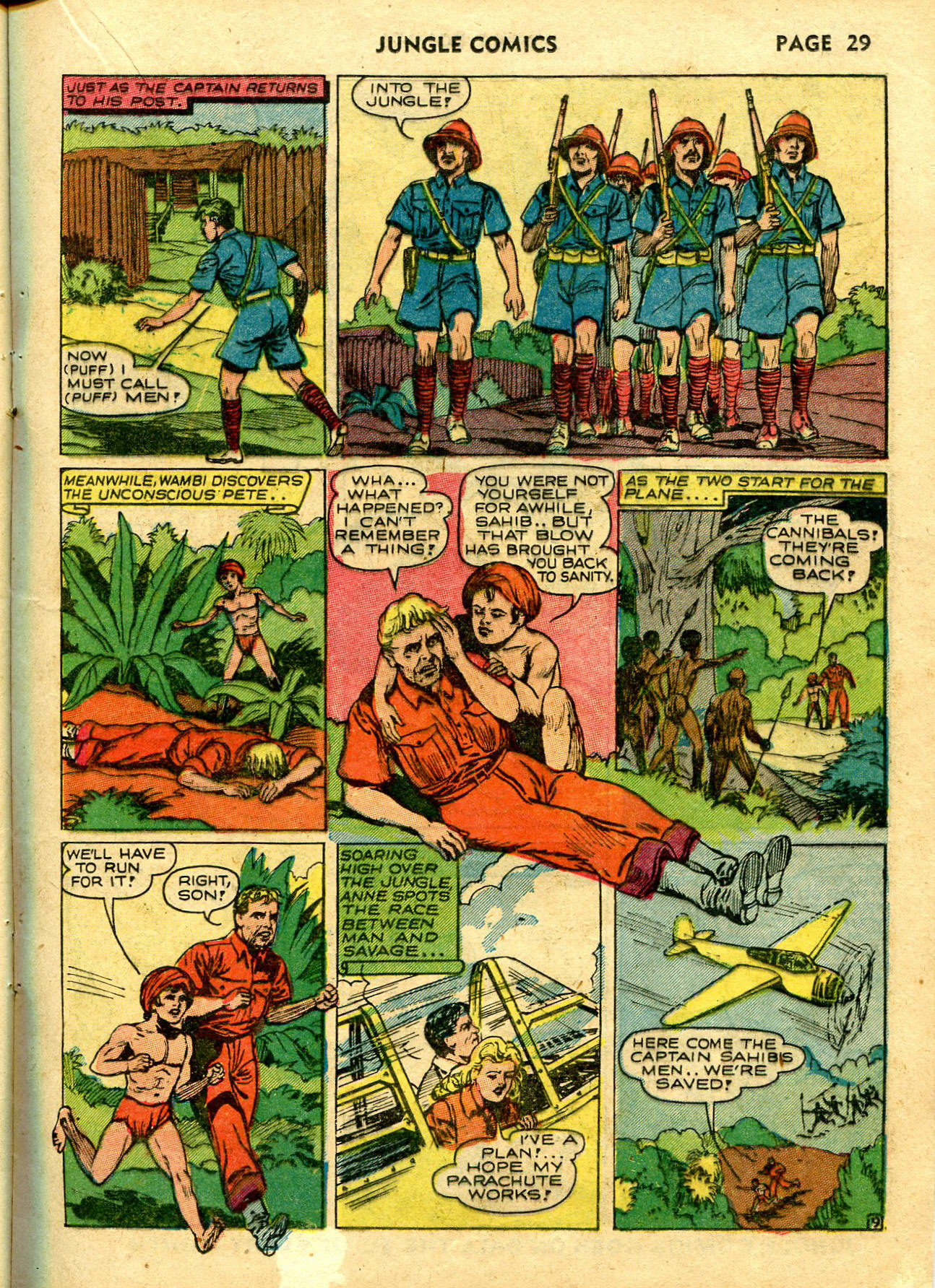 Read online Jungle Comics comic -  Issue #28 - 32