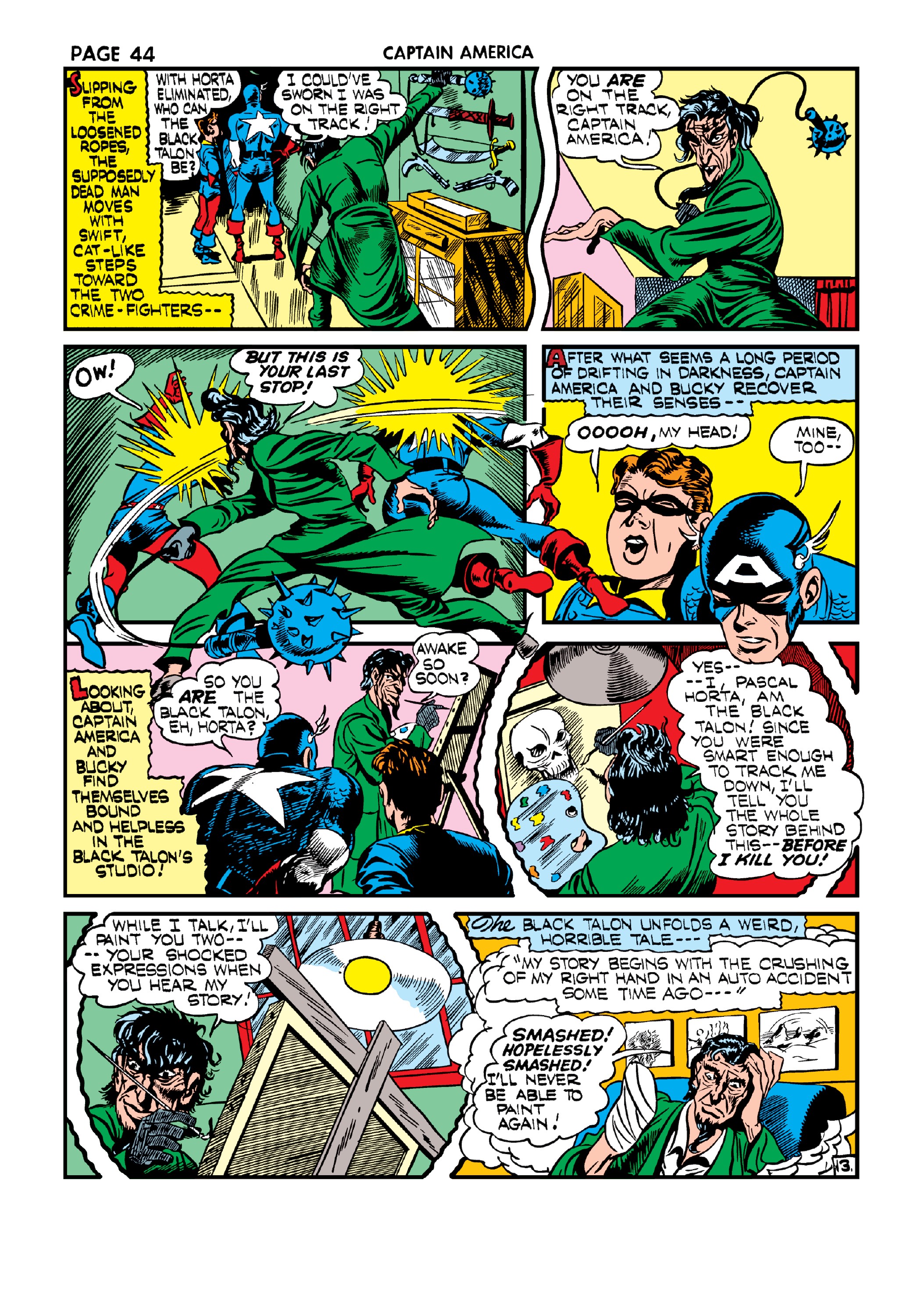Read online Marvel Masterworks: Golden Age Captain America comic -  Issue # TPB 3 (Part 1) - 52