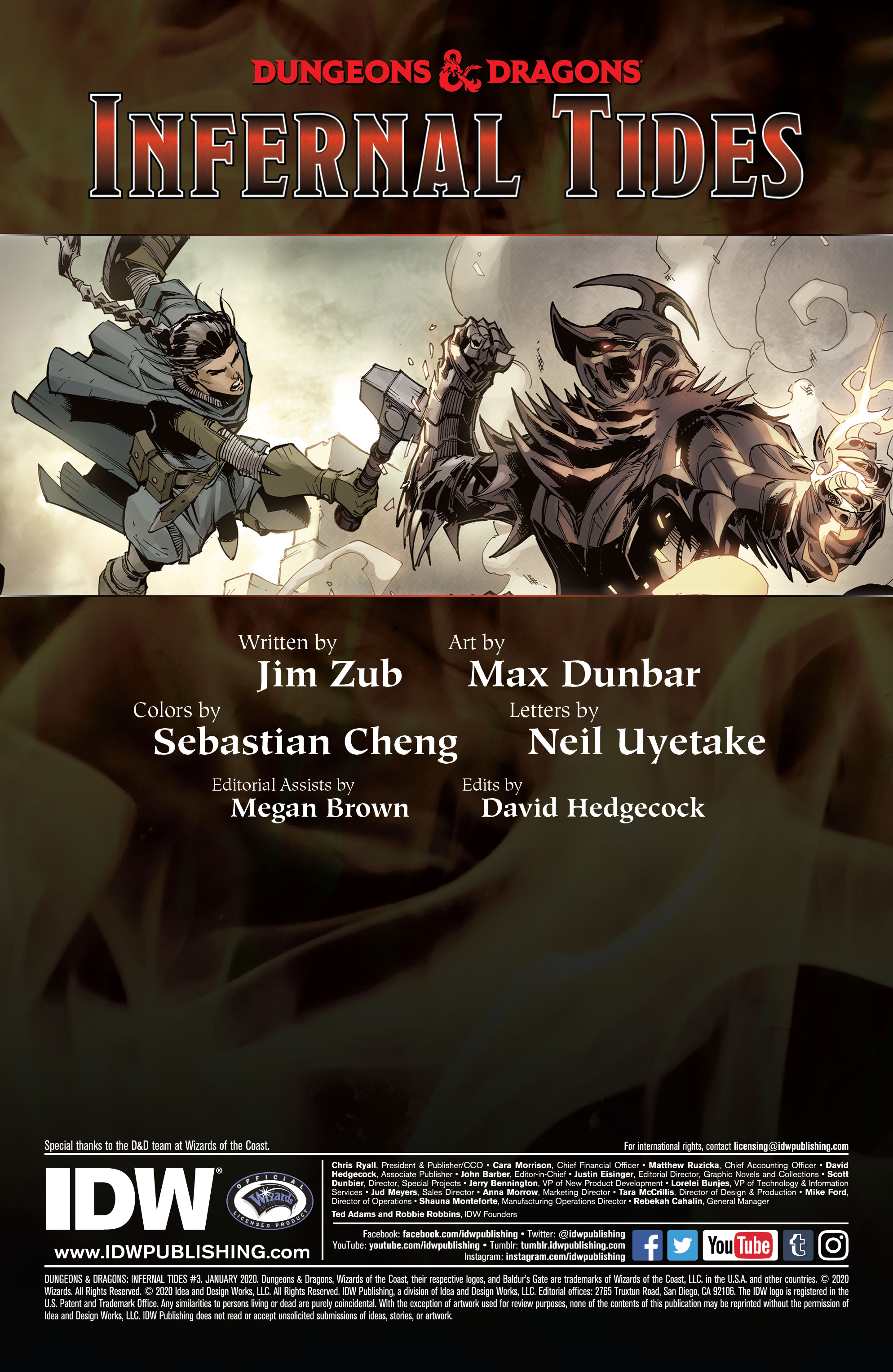 Read online Dungeons & Dragons: Infernal Tides comic -  Issue #3 - 2