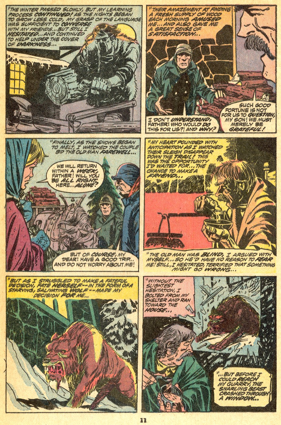 Read online Frankenstein (1973) comic -  Issue #2 - 9