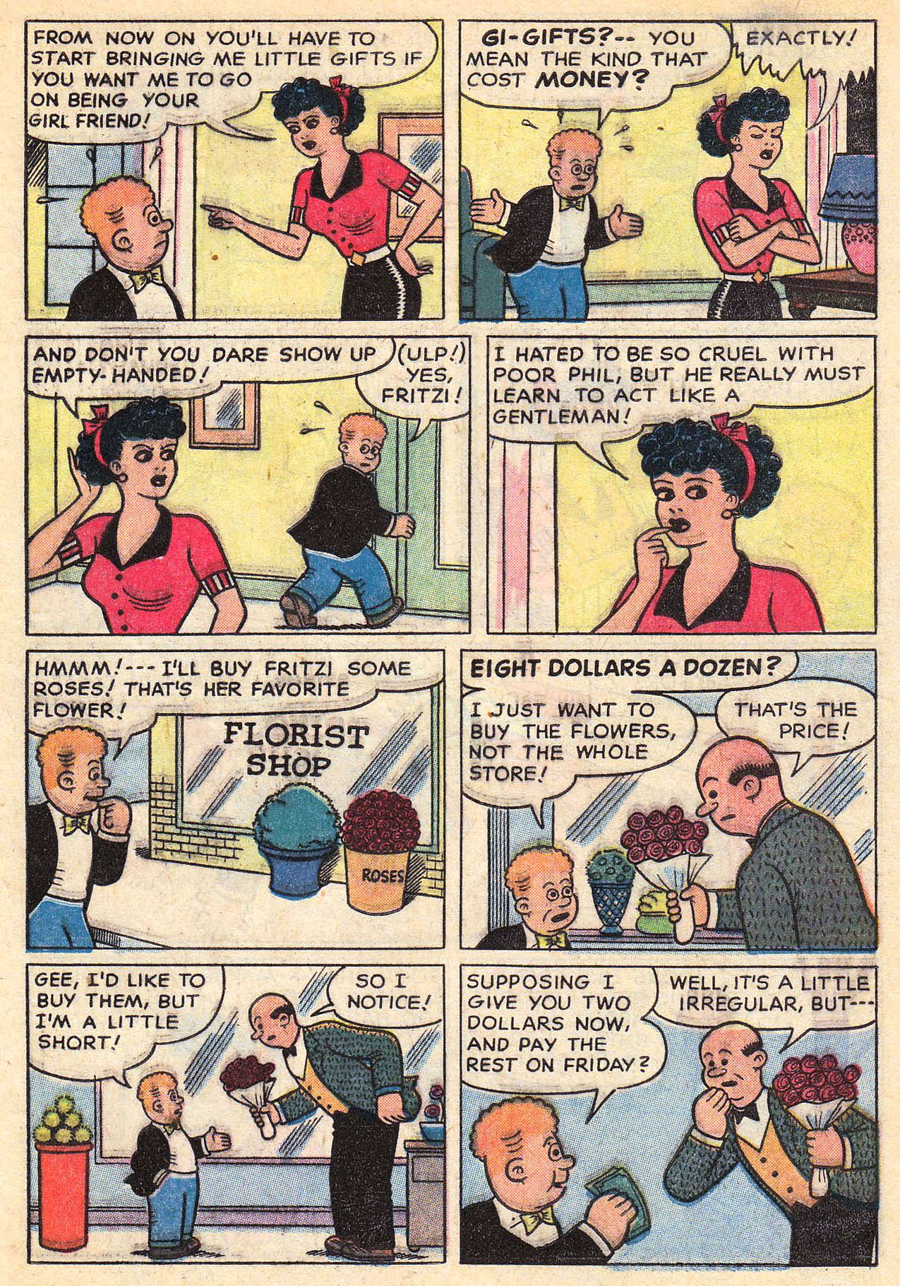 Read online Fritzi Ritz (1953) comic -  Issue #59 - 5