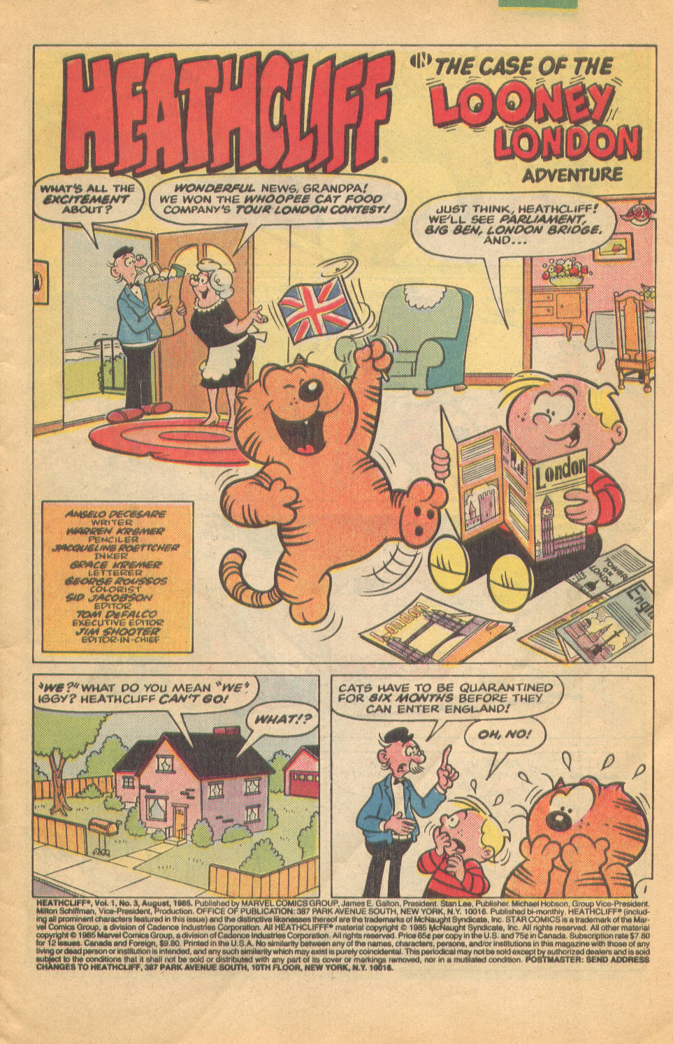Read online Heathcliff comic -  Issue #3 - 3