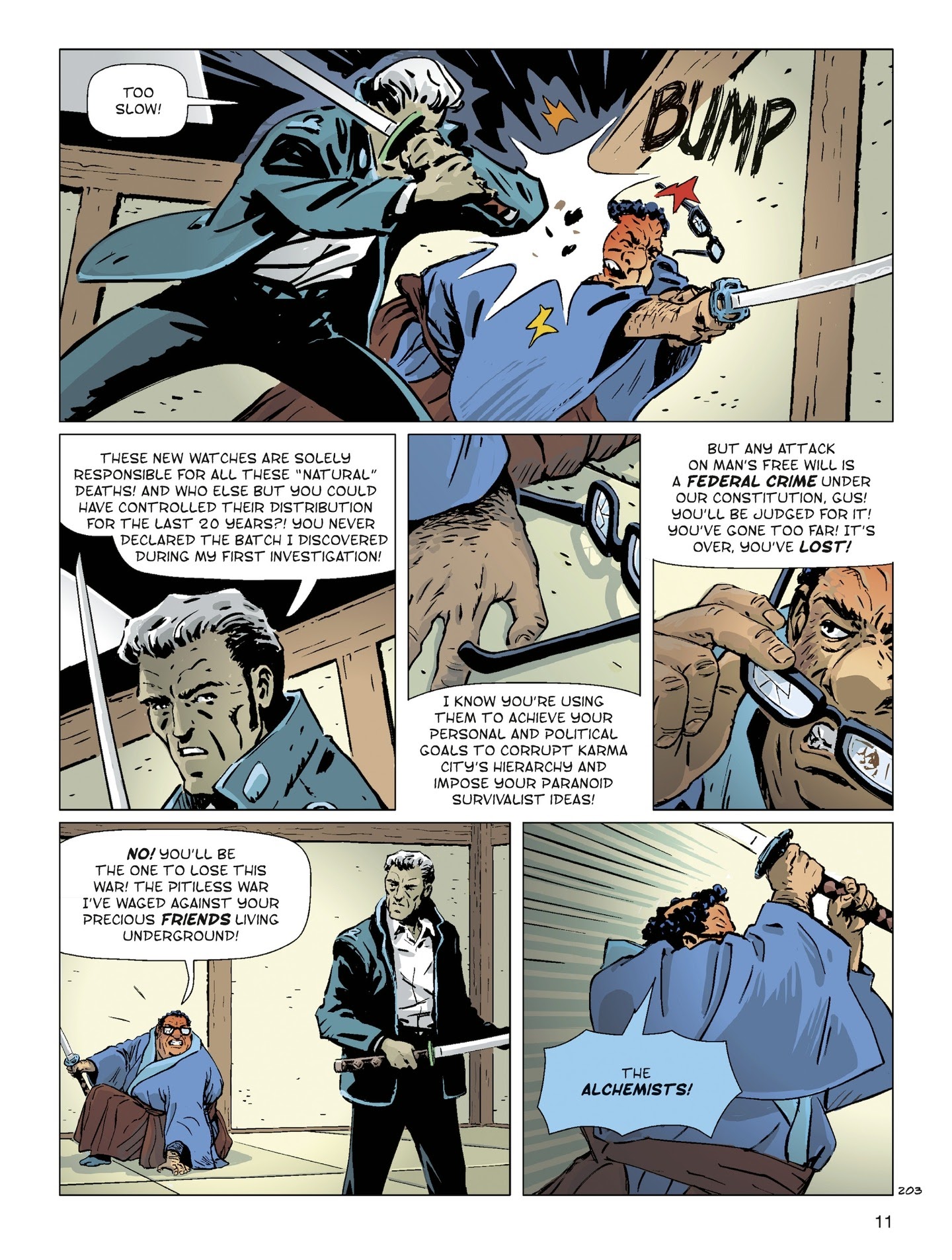 Read online Karma City comic -  Issue #9 - 12