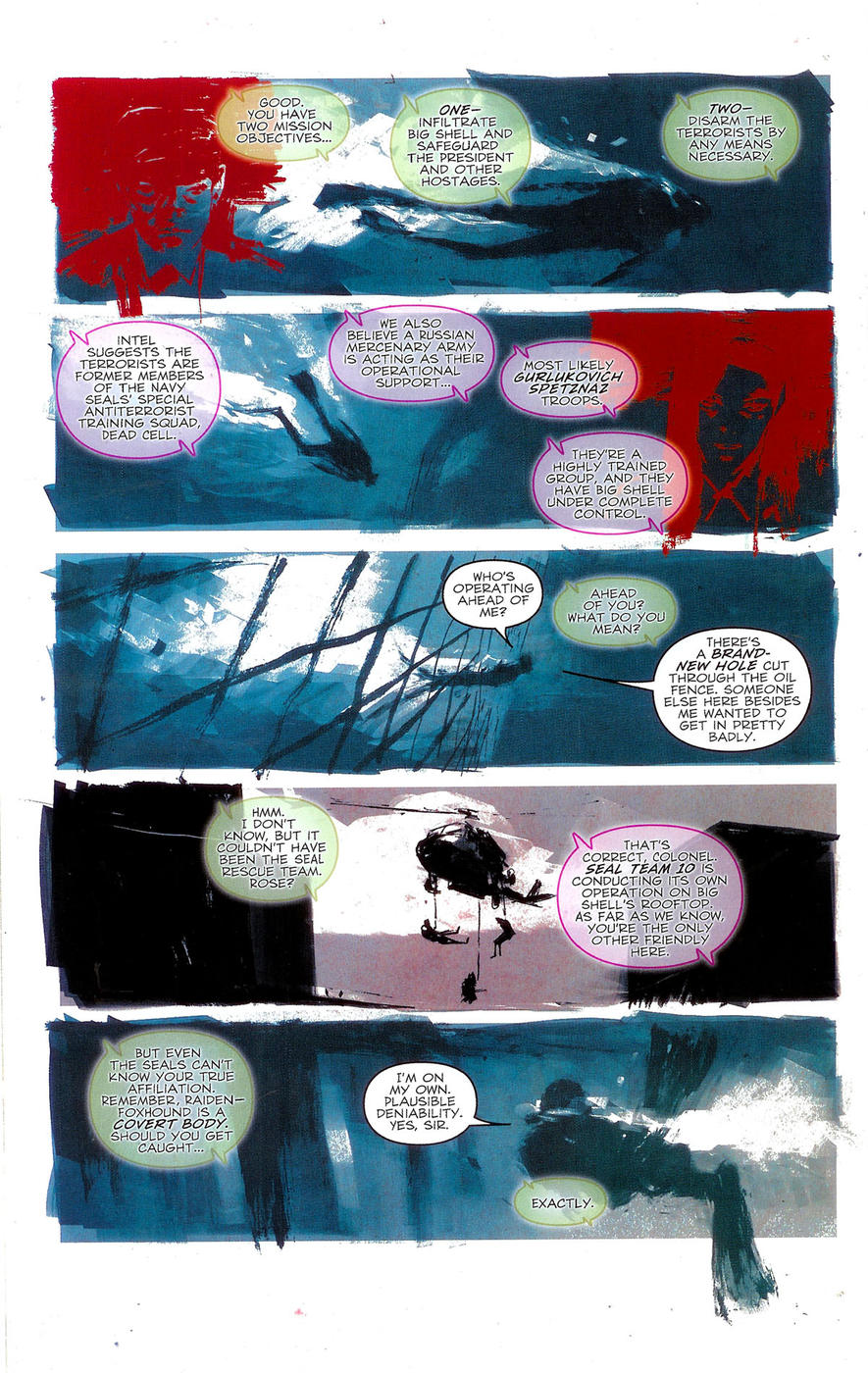 Read online Metal Gear Solid: Sons of Liberty comic -  Issue #1 - 21