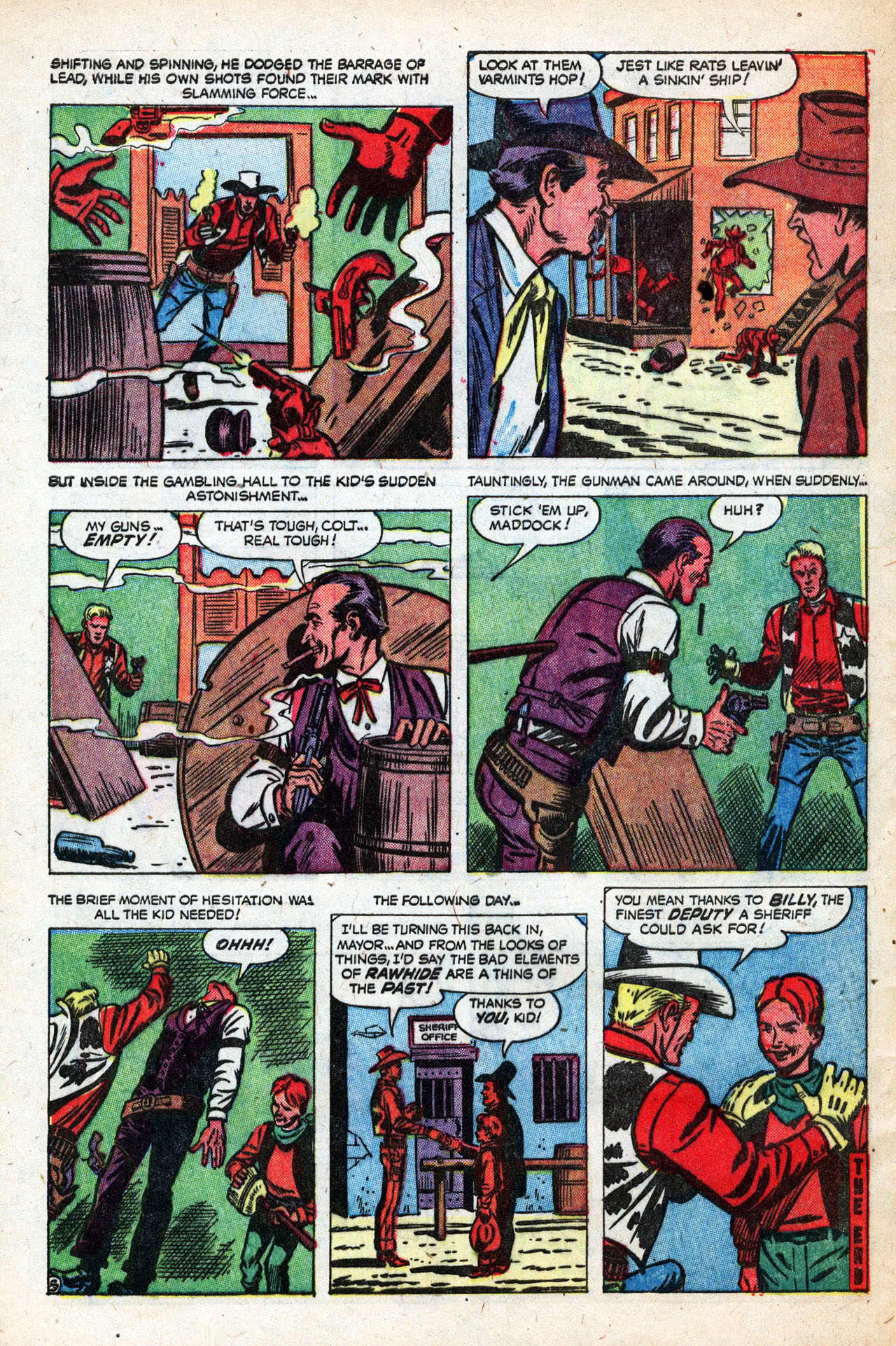 Read online Kid Colt Outlaw comic -  Issue #57 - 32