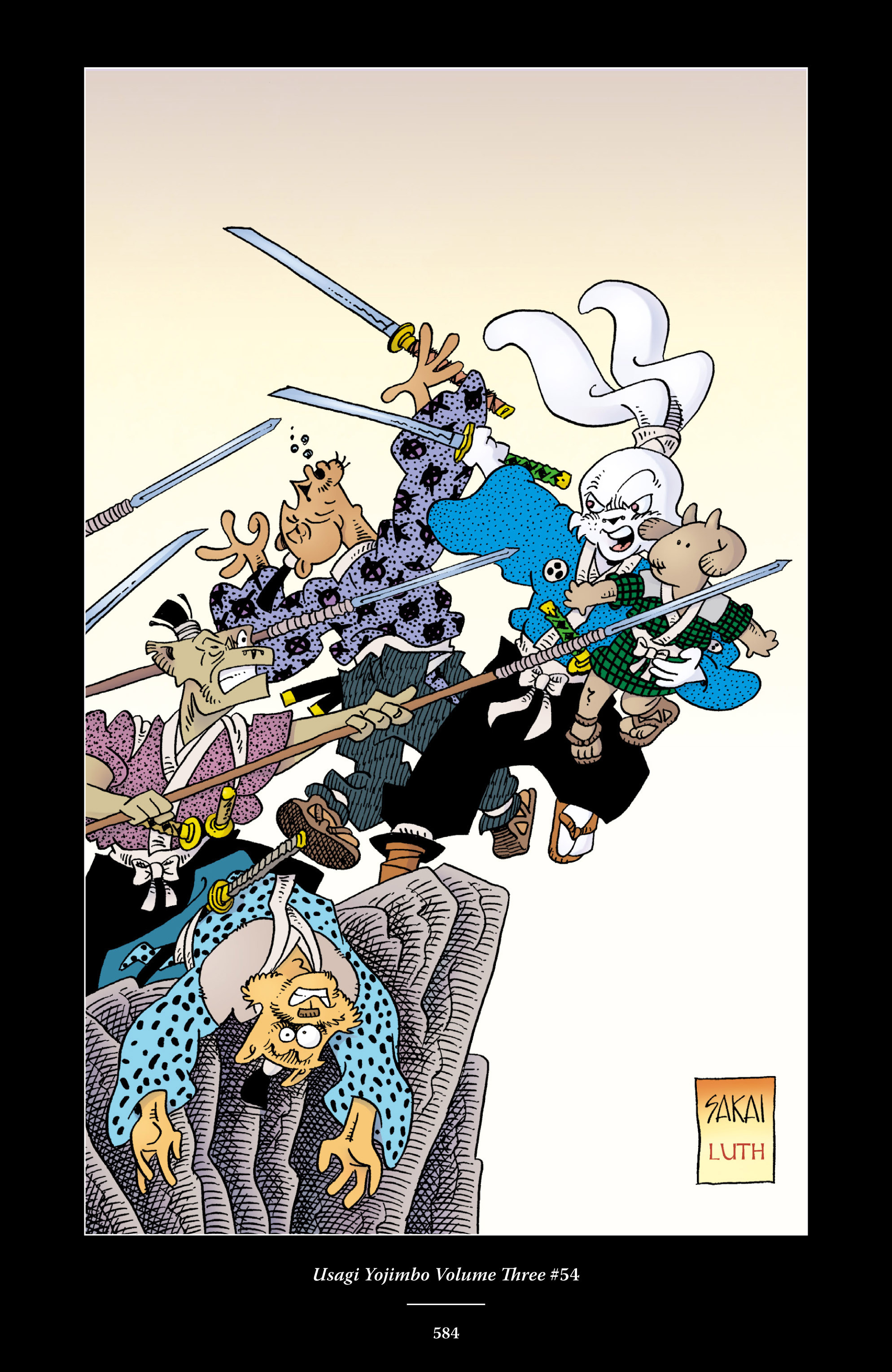 Read online The Usagi Yojimbo Saga comic -  Issue # TPB 4 - 578